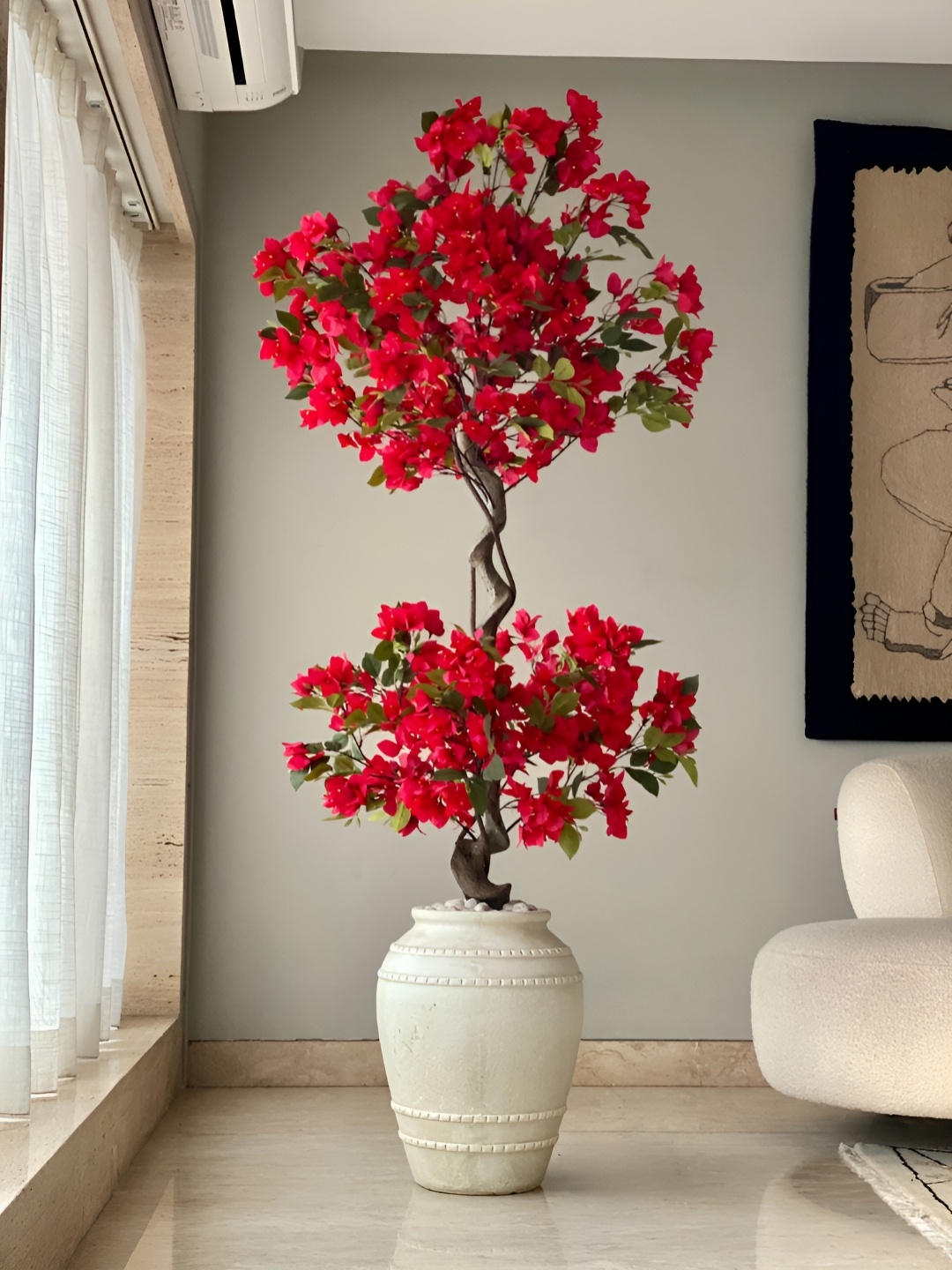 

Mason Home Red & Green Bougainvillea Artificial Plant
