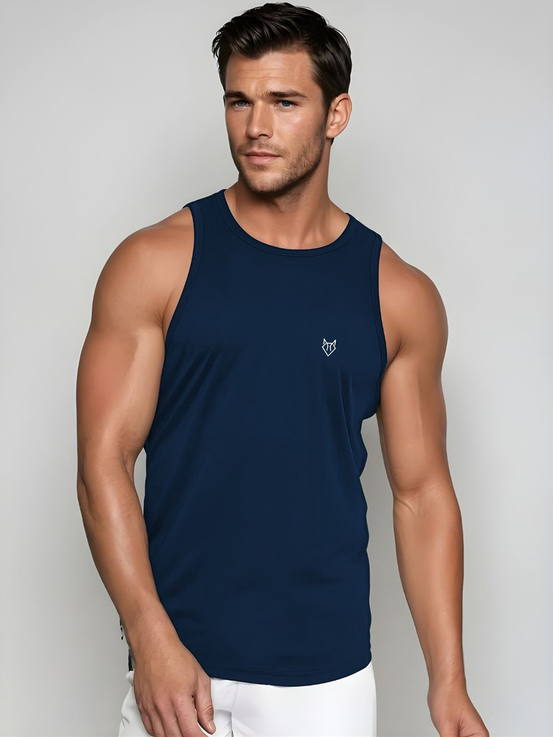 

Body Mechanics Slim Fit Innerwear Vests MN-SSG106A-Airfor-M, Blue