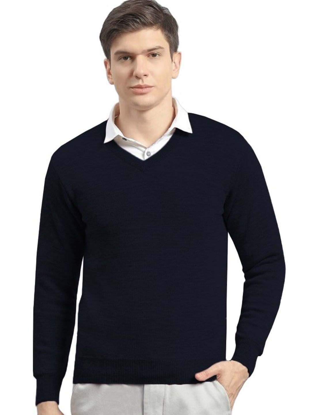 

BAESD Men Woollen Core, Navy blue