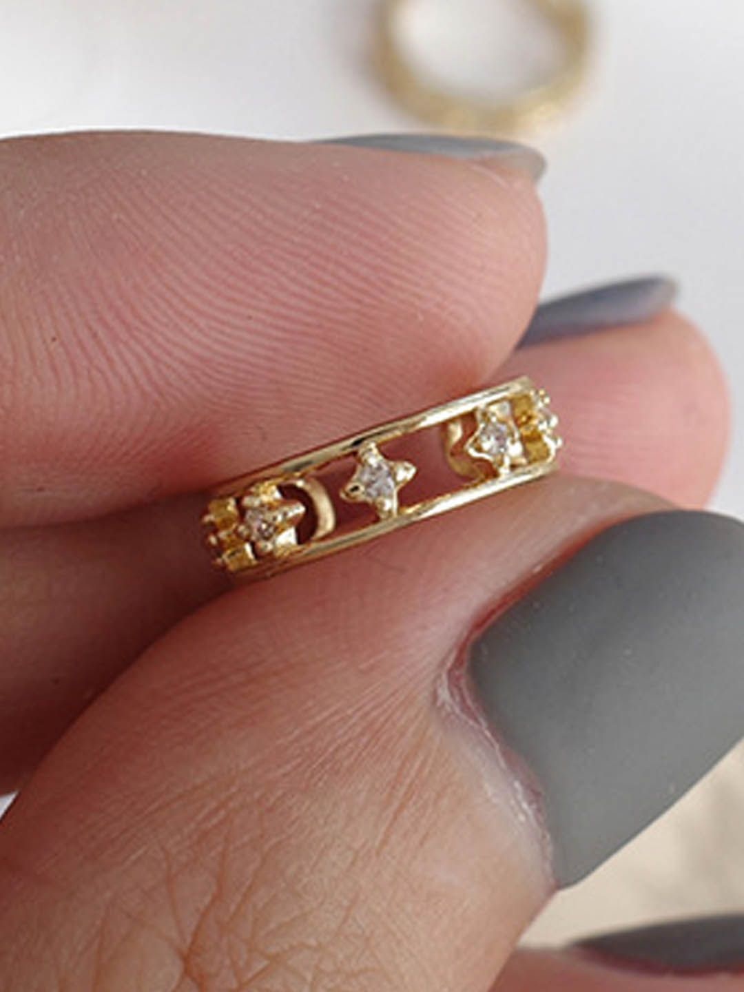 

StyleCast Gold-Toned Circular Studs