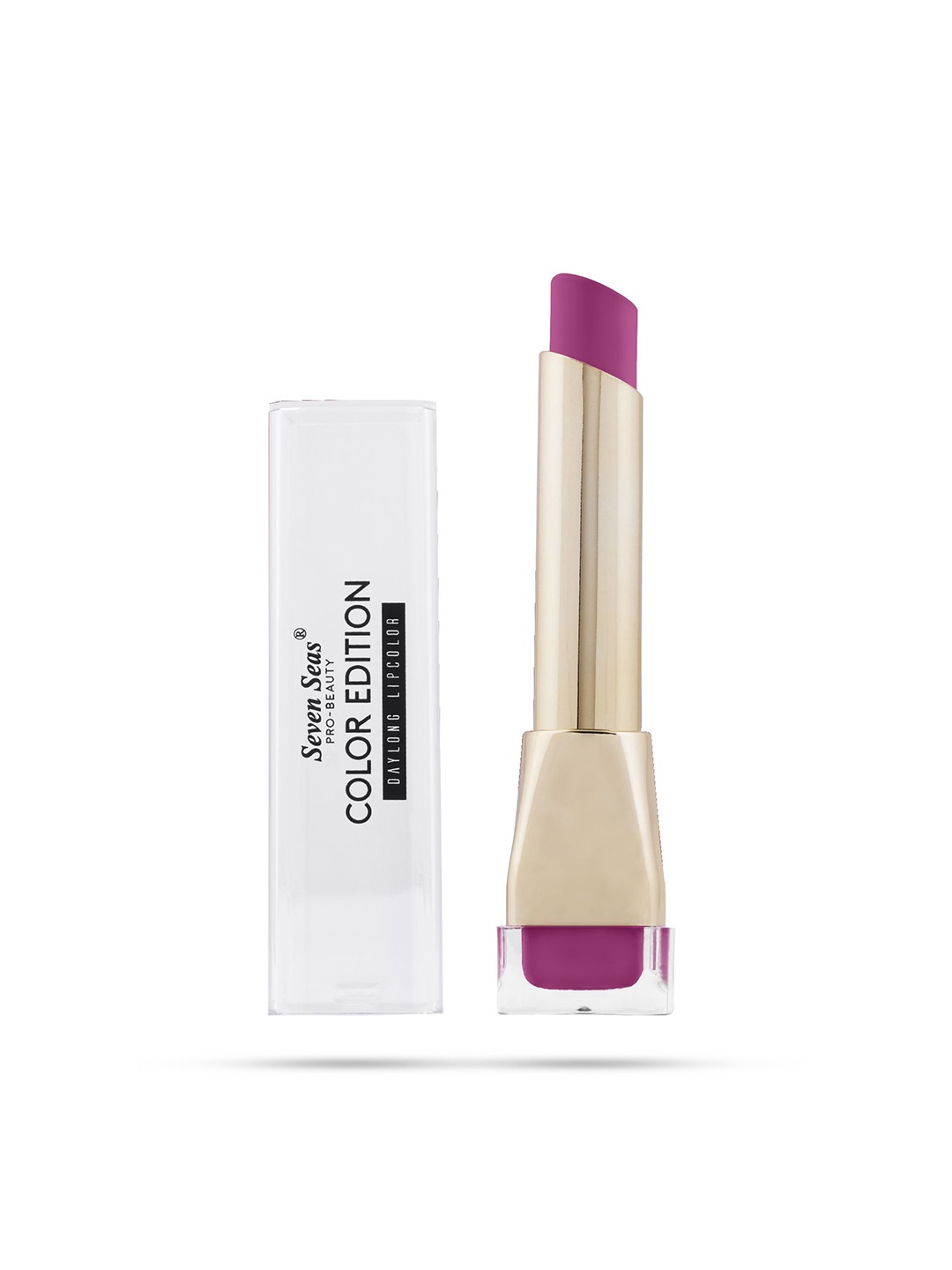 

Seven Seas Color Edition Day Long Waterproof Smudgeproof Lip Color - 3.5 g - Claret 310, Purple