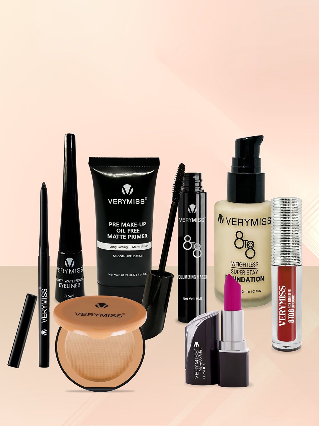 

Verymiss Set Of 8 Ultimate Makeup Combo, Multi