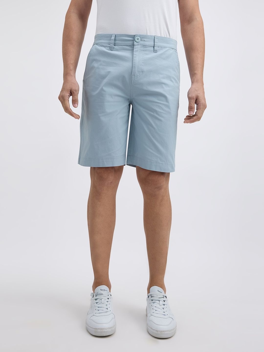 

Pepe Jeans Men Regular Fit Chino Shorts, Blue