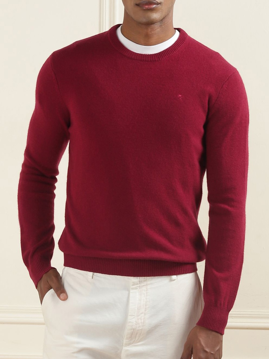 

HACKETT LONDON Men Woollen Pullover, Red