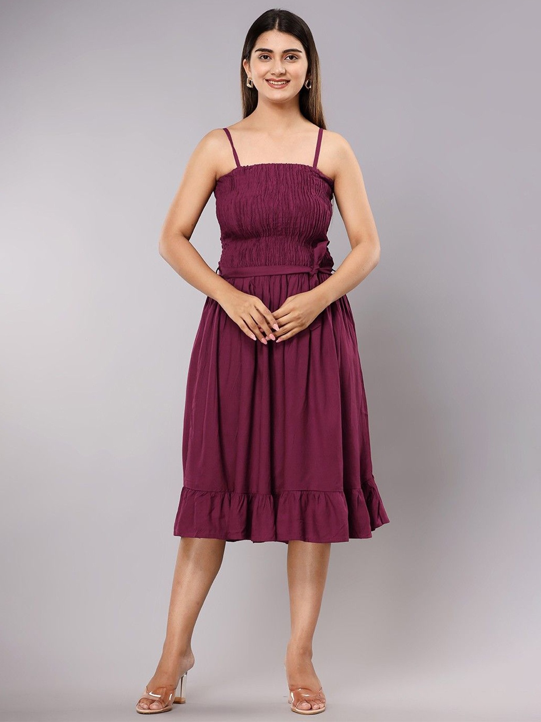 

Handish Midi Dress, Purple