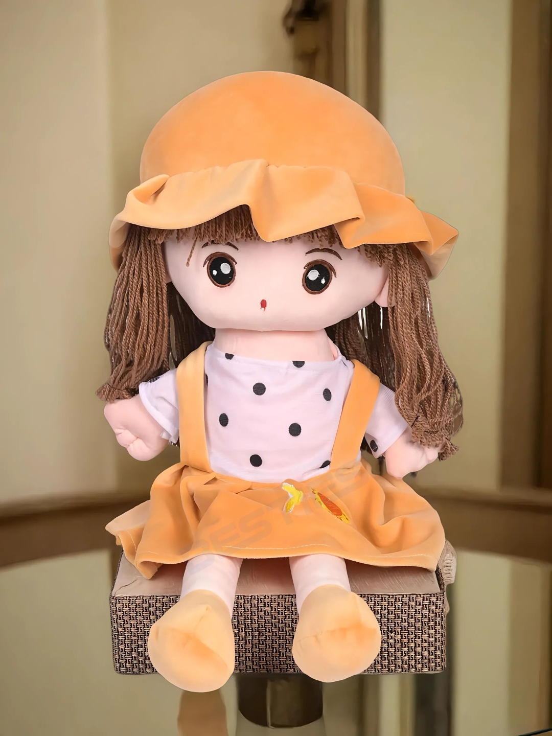 

BESTIES Microfibre Filled Non-Allergic Doll Soft Toys and Dolls, Brown