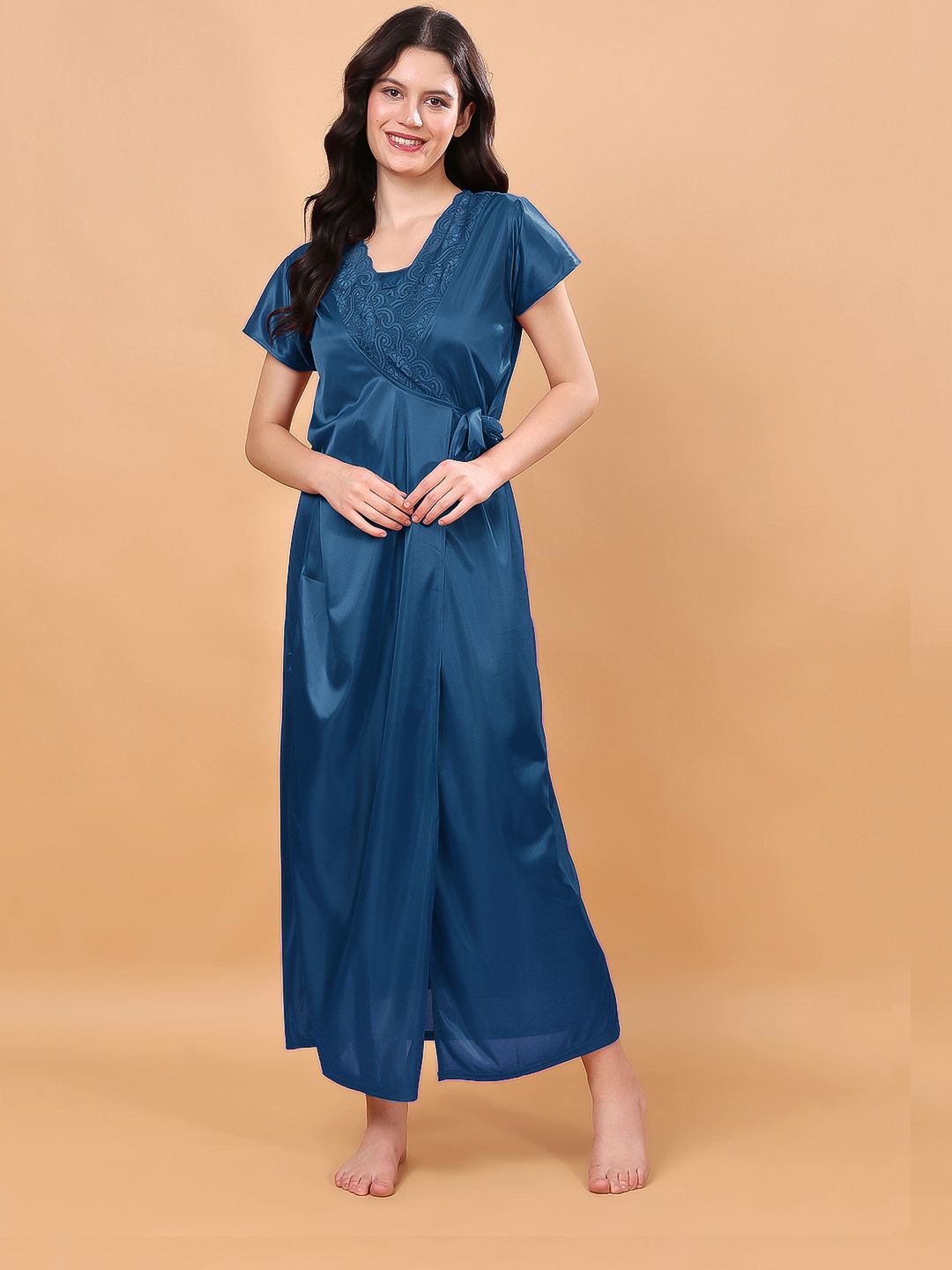 

CHUI MUI Maxi Nightdress, Grey