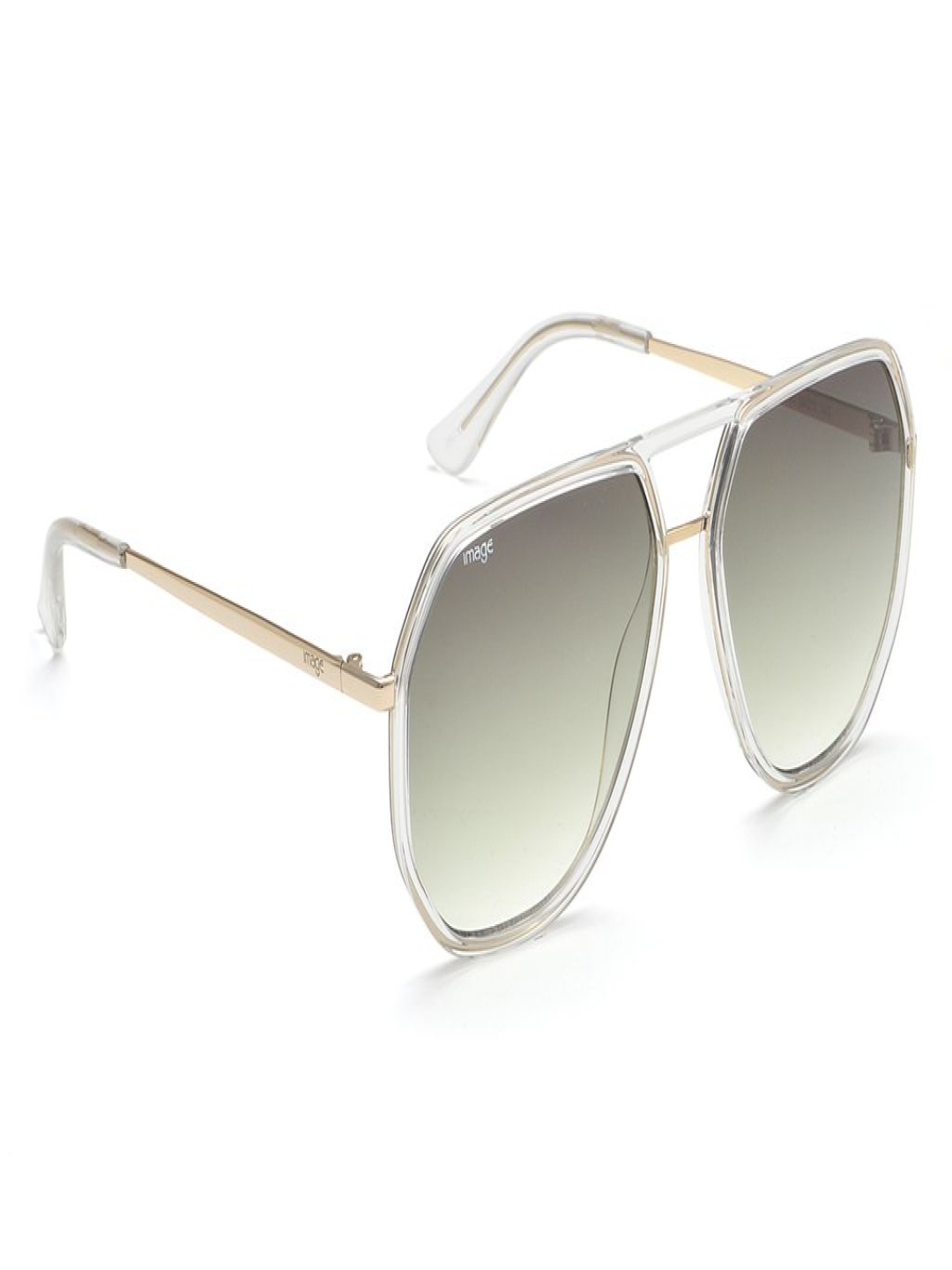 

Image Men Aviator Sunglasses with UV Protected Lens IMS752C1SG, Green