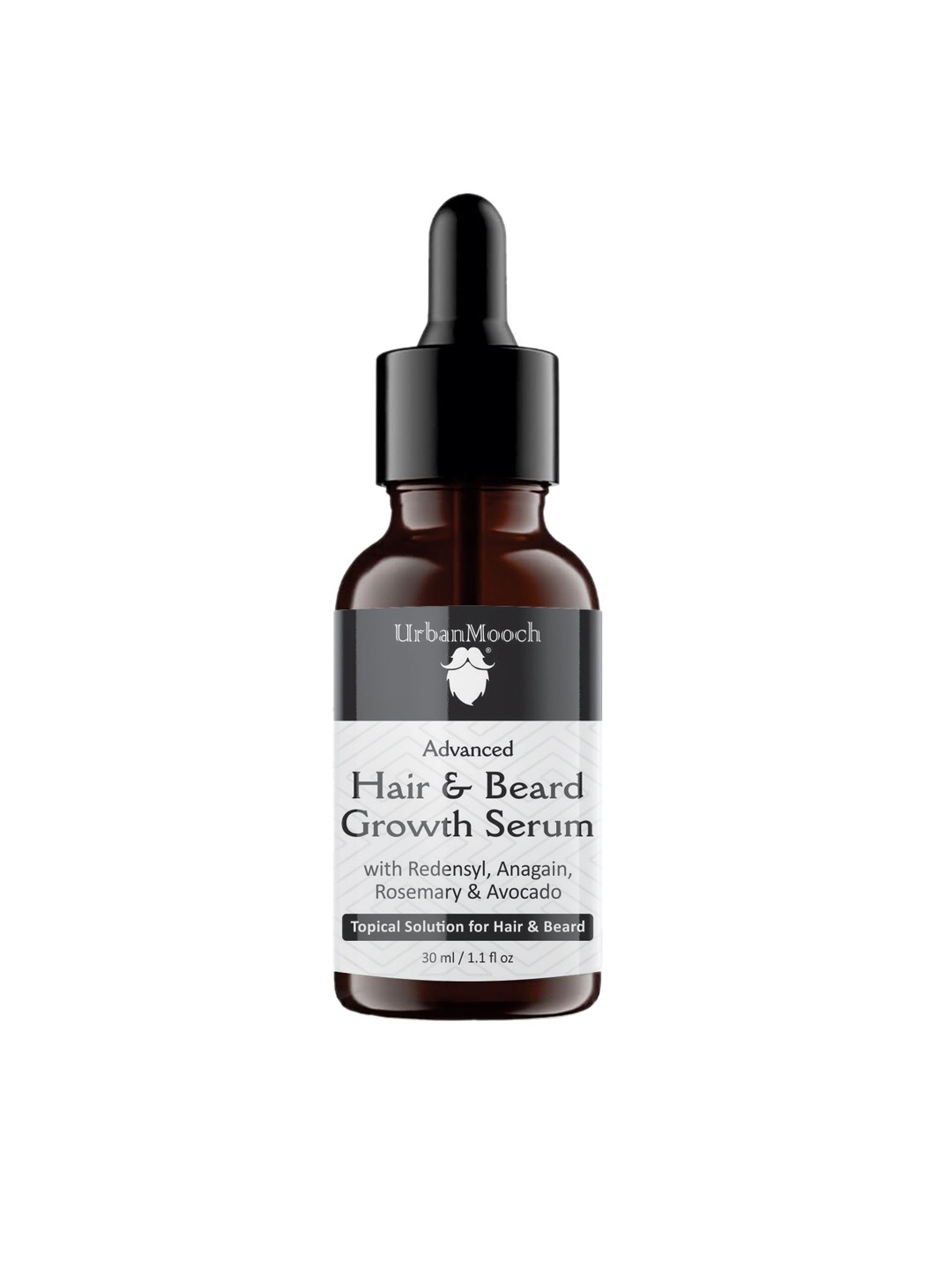 

UrbanMooch Hair & Beard Growth Serum With Avocado Oil - 30 ml, White