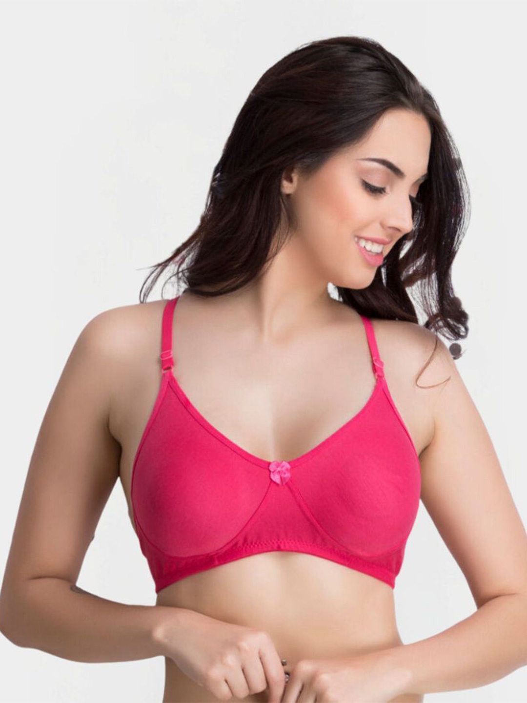 

Deevaz Full Coverage Bra, Pink