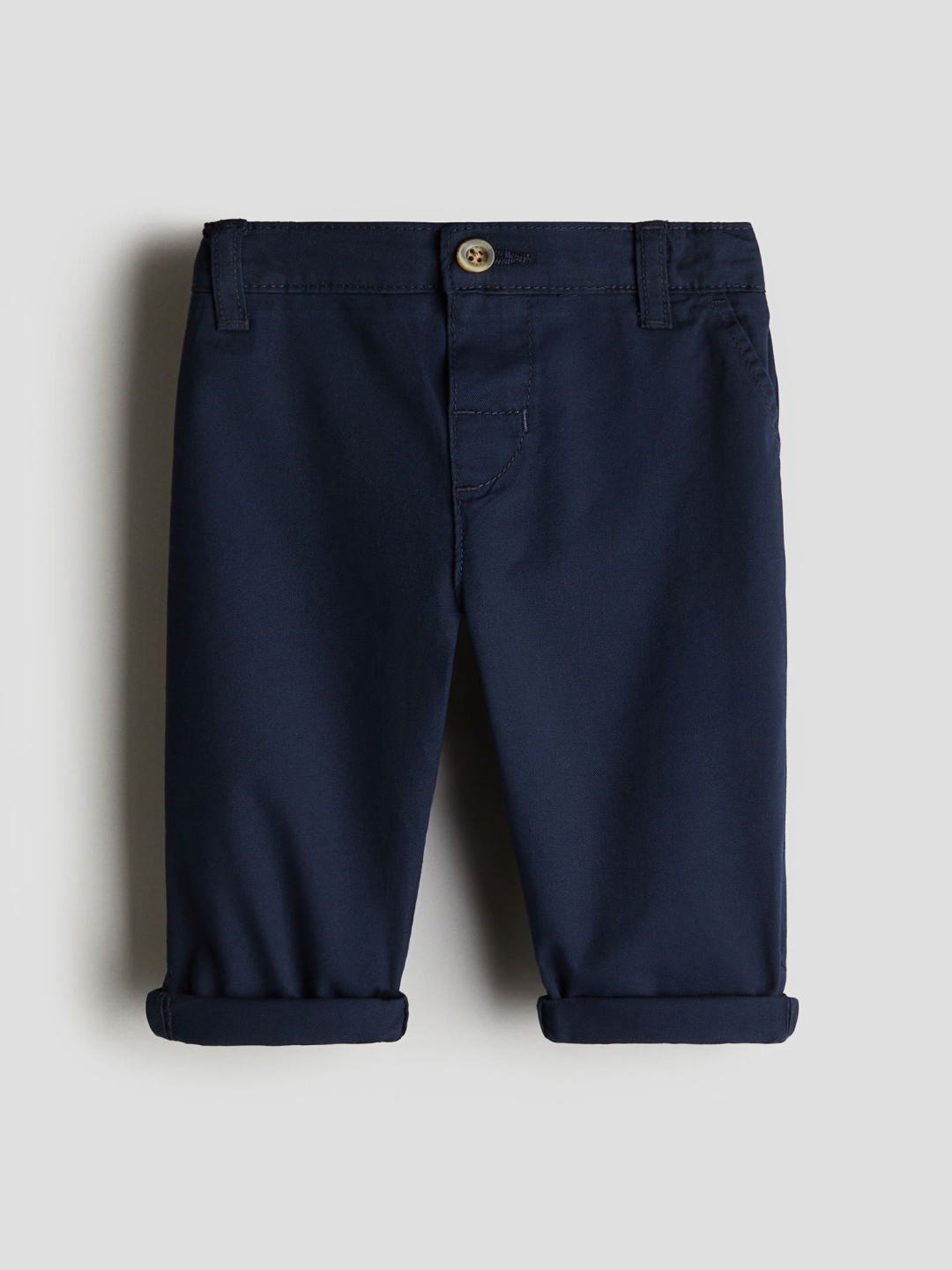 

H&M Cotton Chinos, Blue