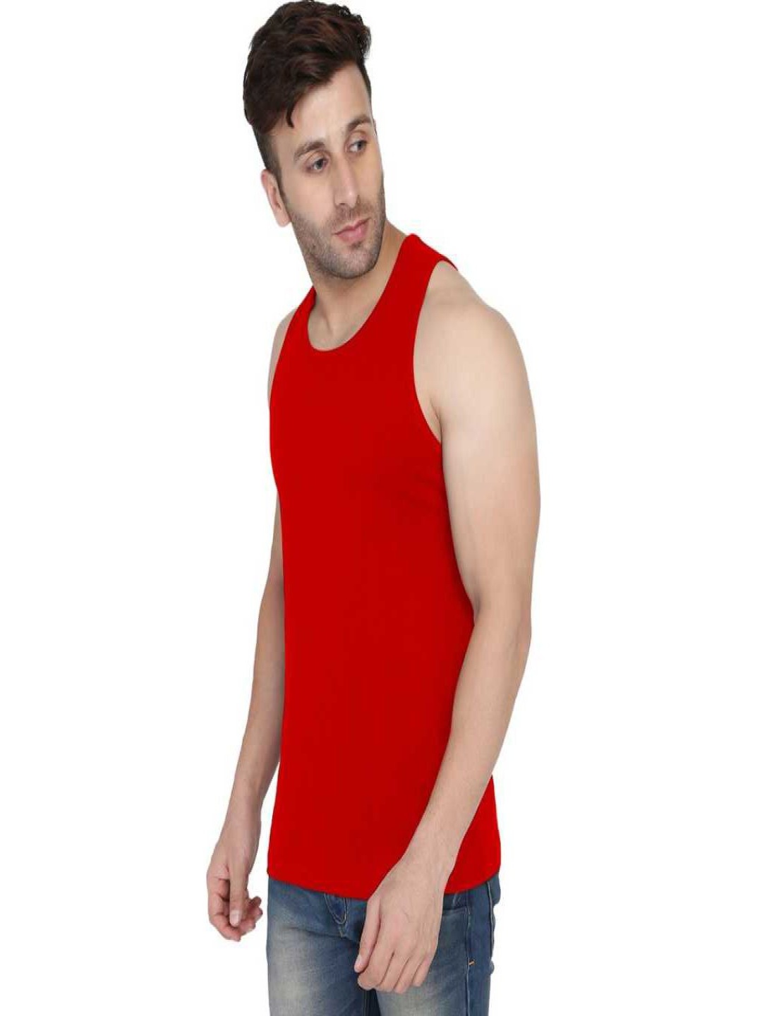 

WOOSTRO Men Pack Of 2 Ultra-Soft Innerwear Vests RS26 COMBO (RED) (RED)