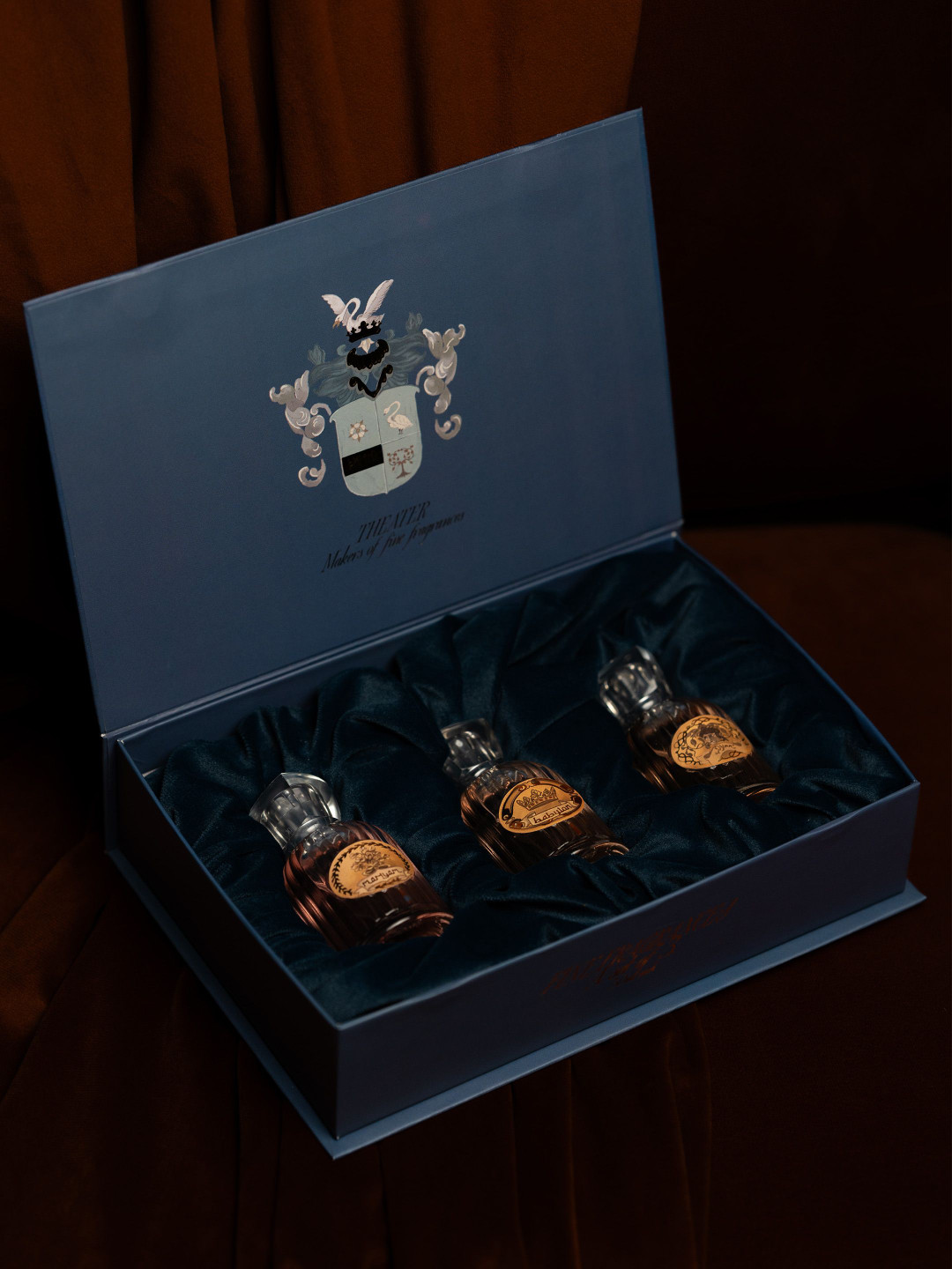 

Theater Women Set Of 3 Babylon Mariyam & Djinn Long Lasting Eau De Parfum - 50ml Each, Navy blue