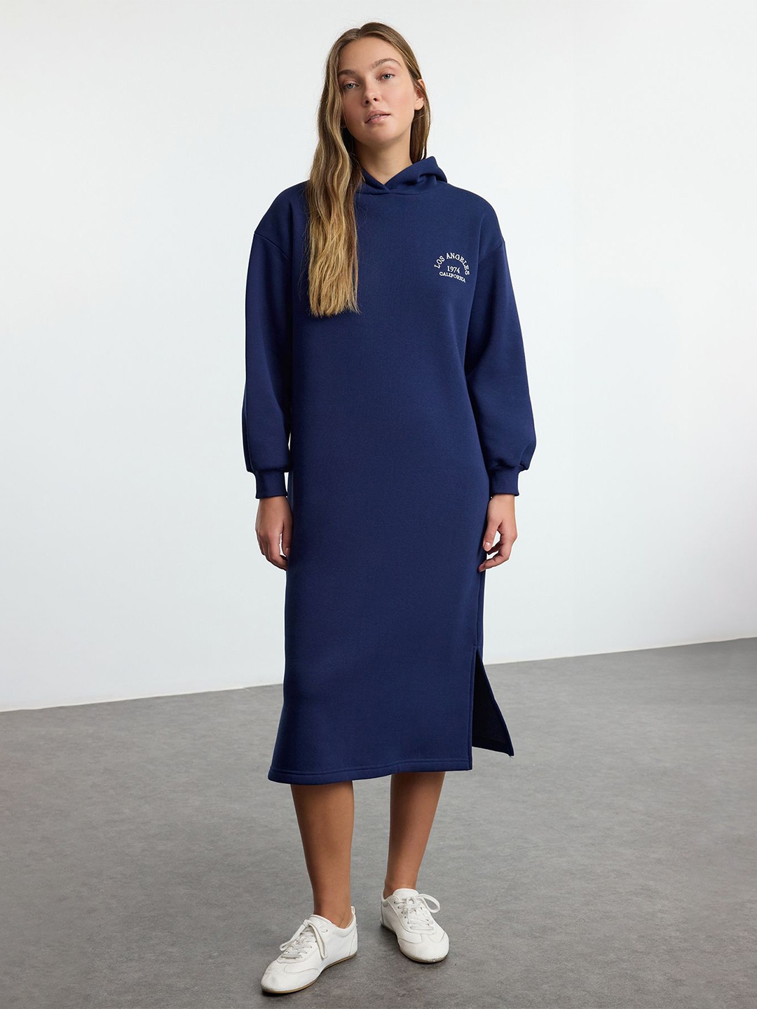 

Trendyol Women T-shirt Midi Dress, Blue