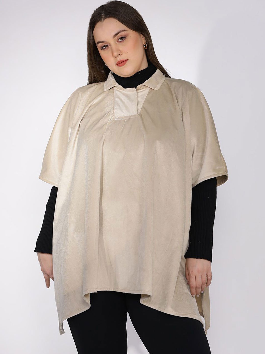 

LetsDressUp Women Poncho, Beige