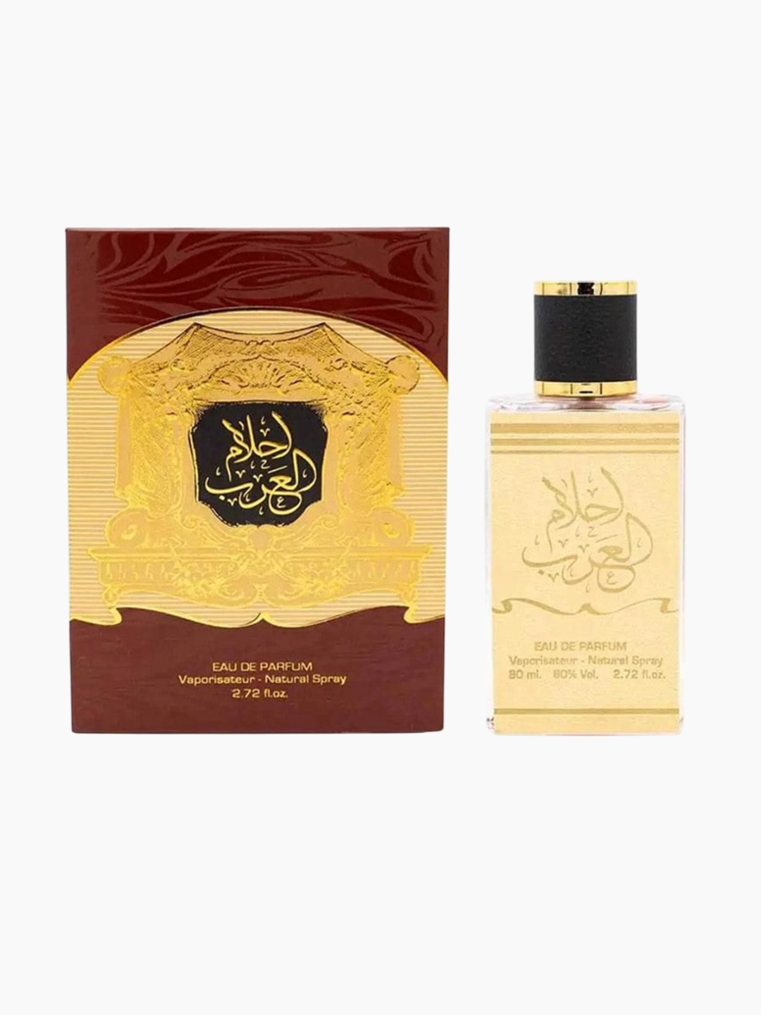 

ARD AL ZAAFARAN Ahlam Al Arab Long Lasting Eau De Parfum- 80 ml, Maroon
