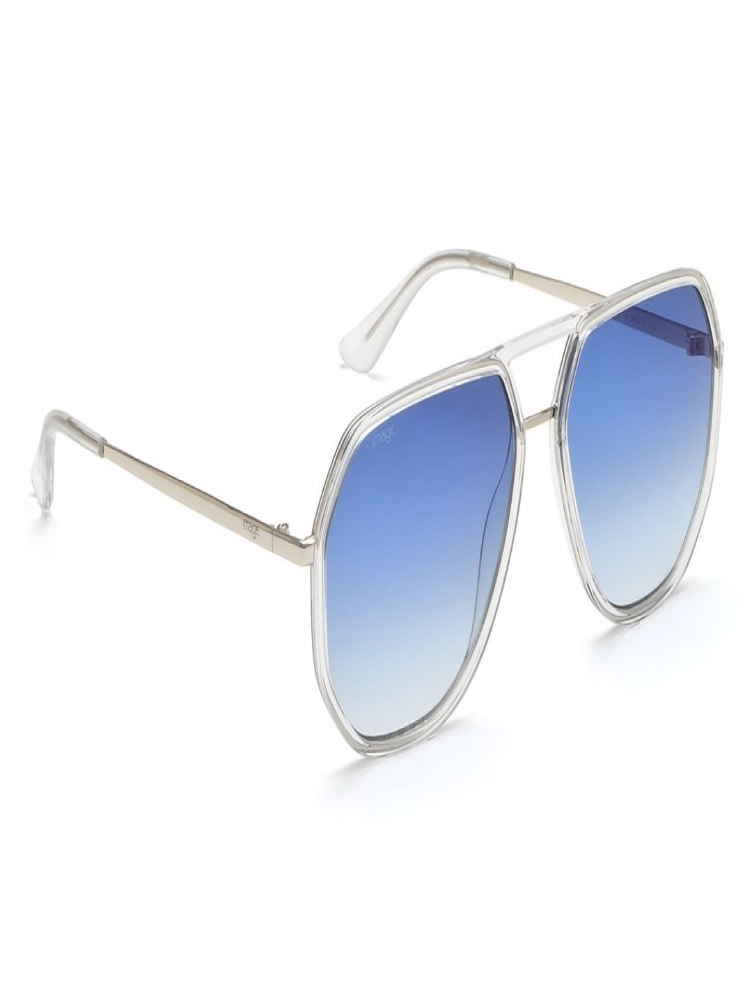 

Image Men Aviator Sunglasses with UV Protected Lens IMS752C2SG, Blue