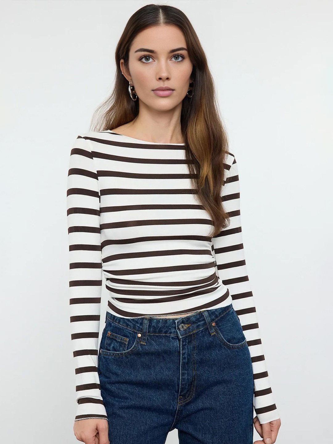 

Trendyol Striped Top, Na