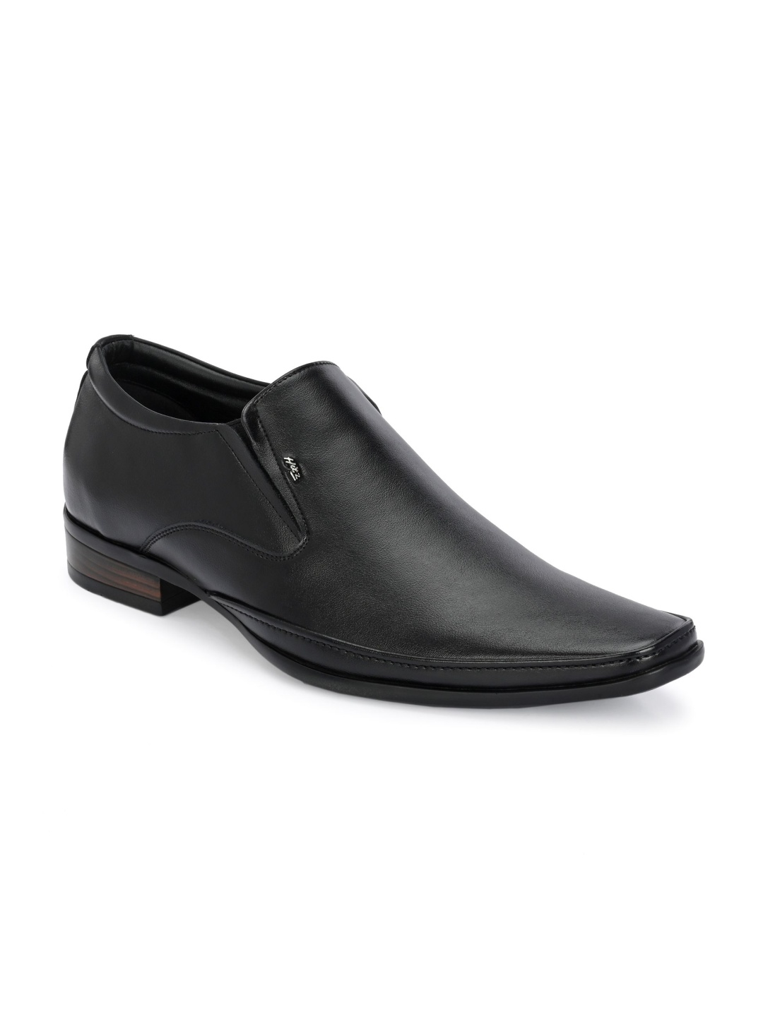 

Hitz Men's Formal Slip On Shoes, Black