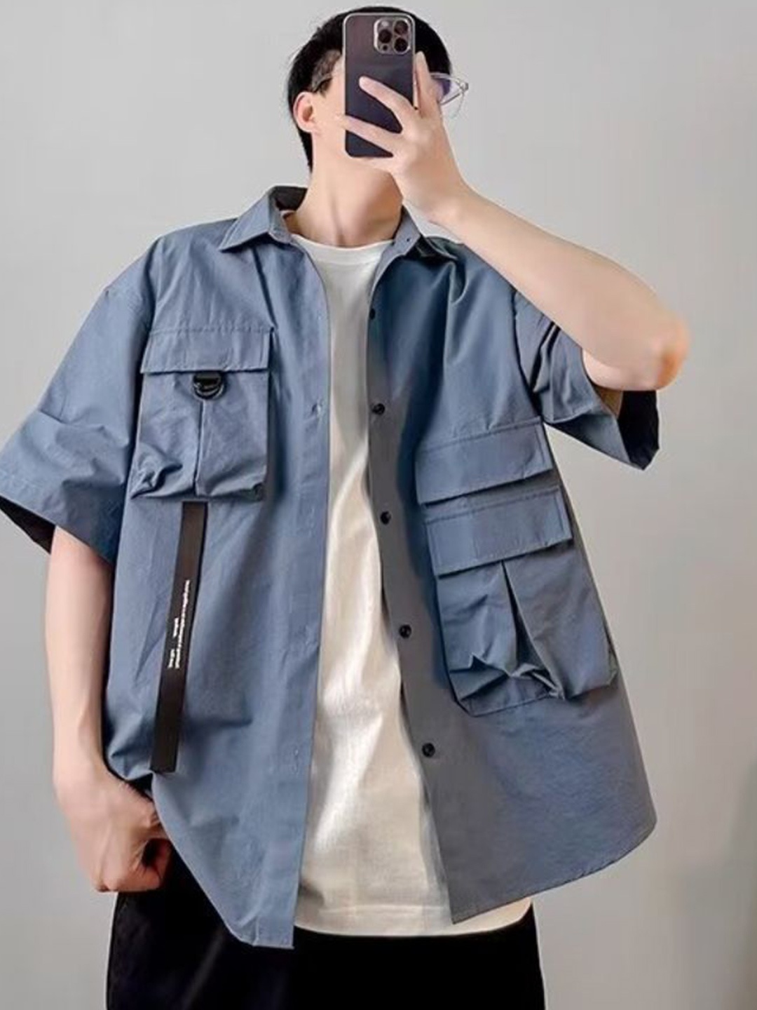 

StyleCast Men Opaque Casual Shirt, Blue