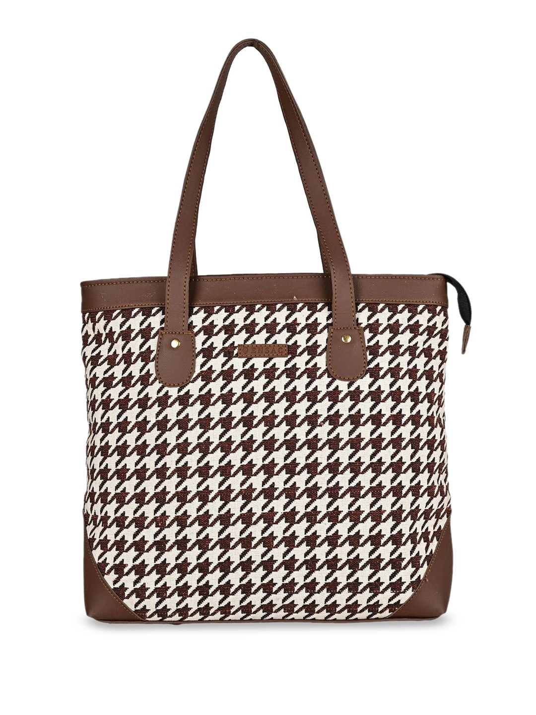 

ENSAC Oversized Shopper Shoulder Bag, Brown