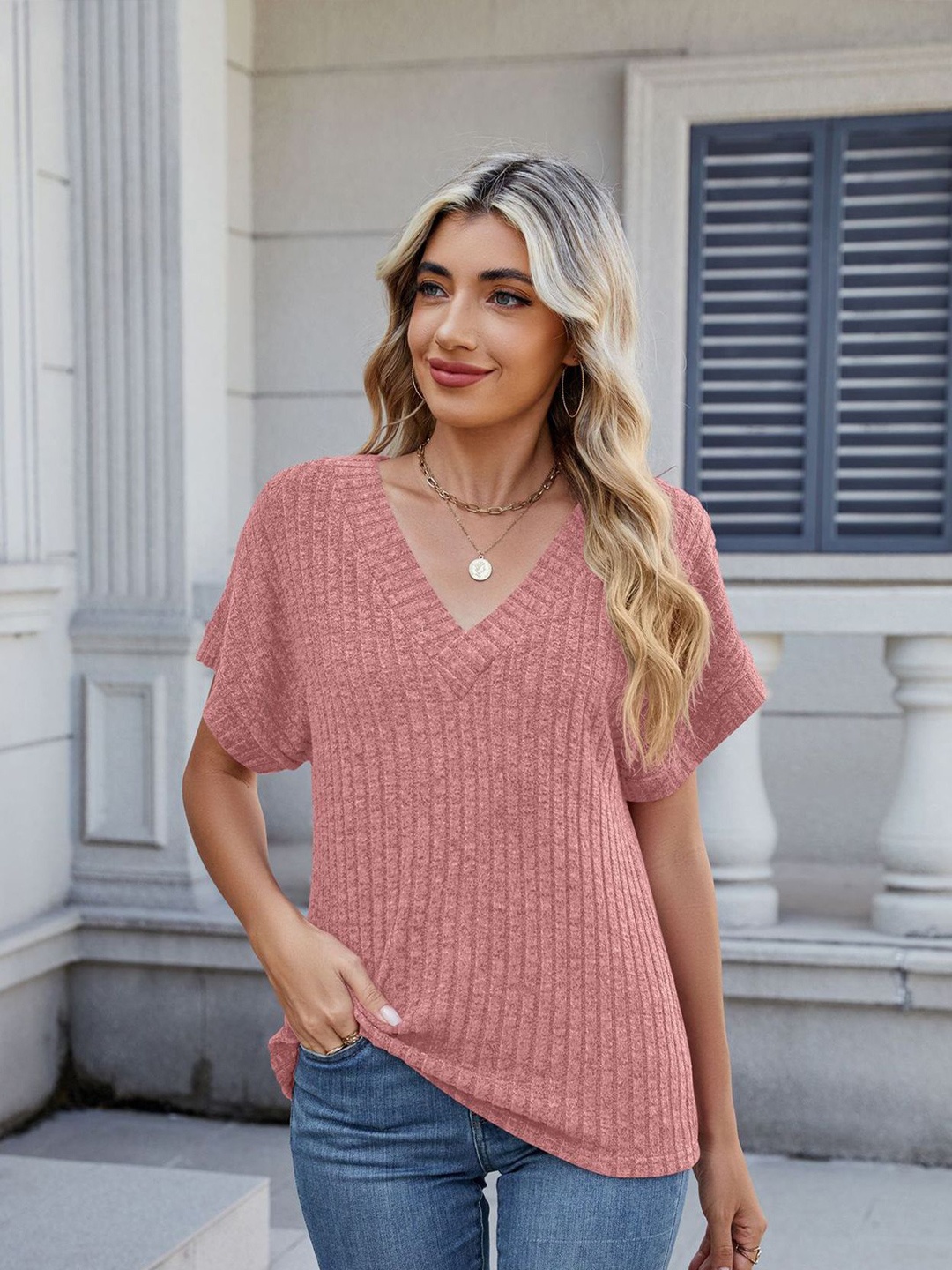 

StyleCast x Revolte Top, Pink