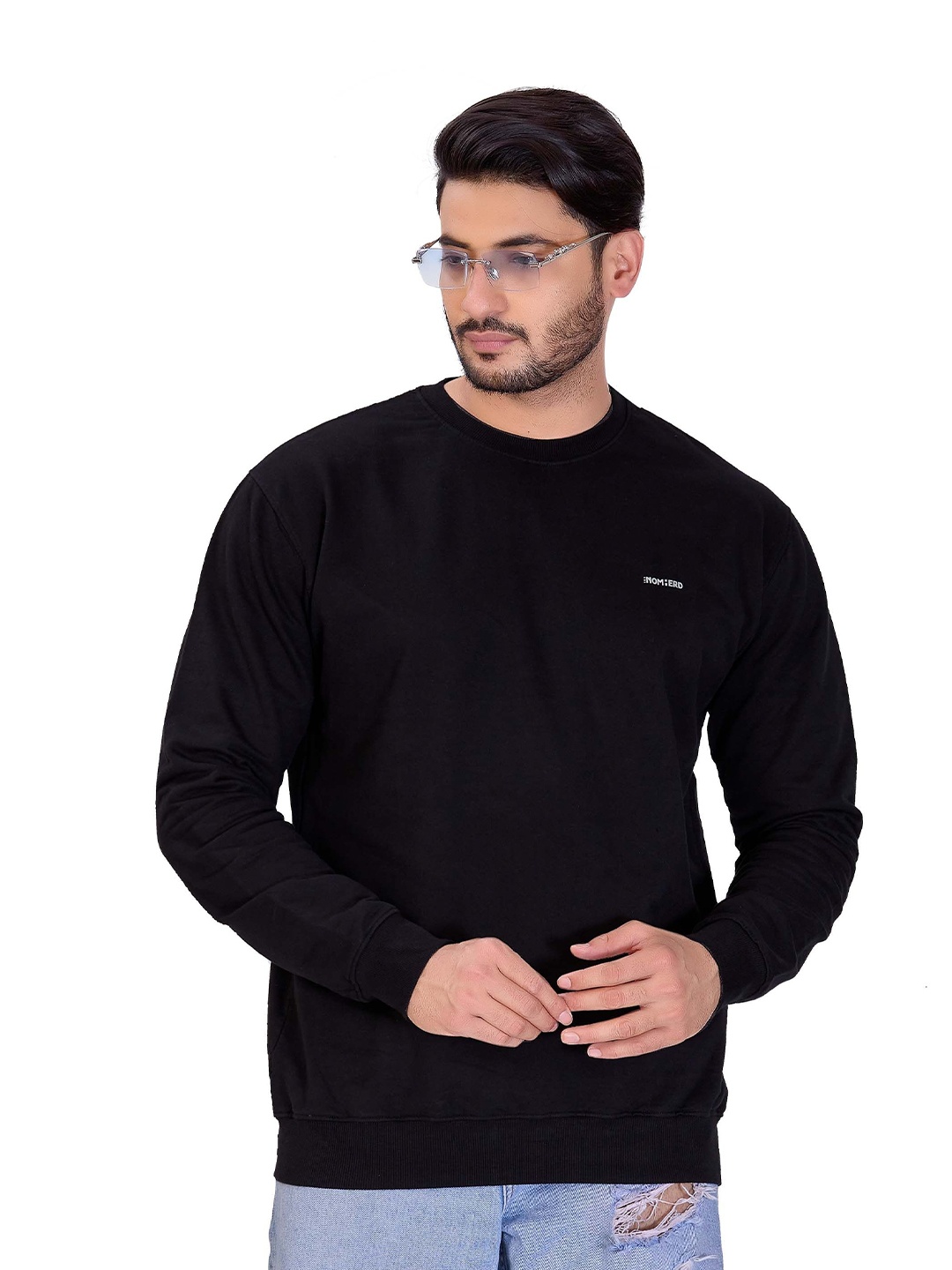 

THE NOMHERD Men Sweatshirt, Black