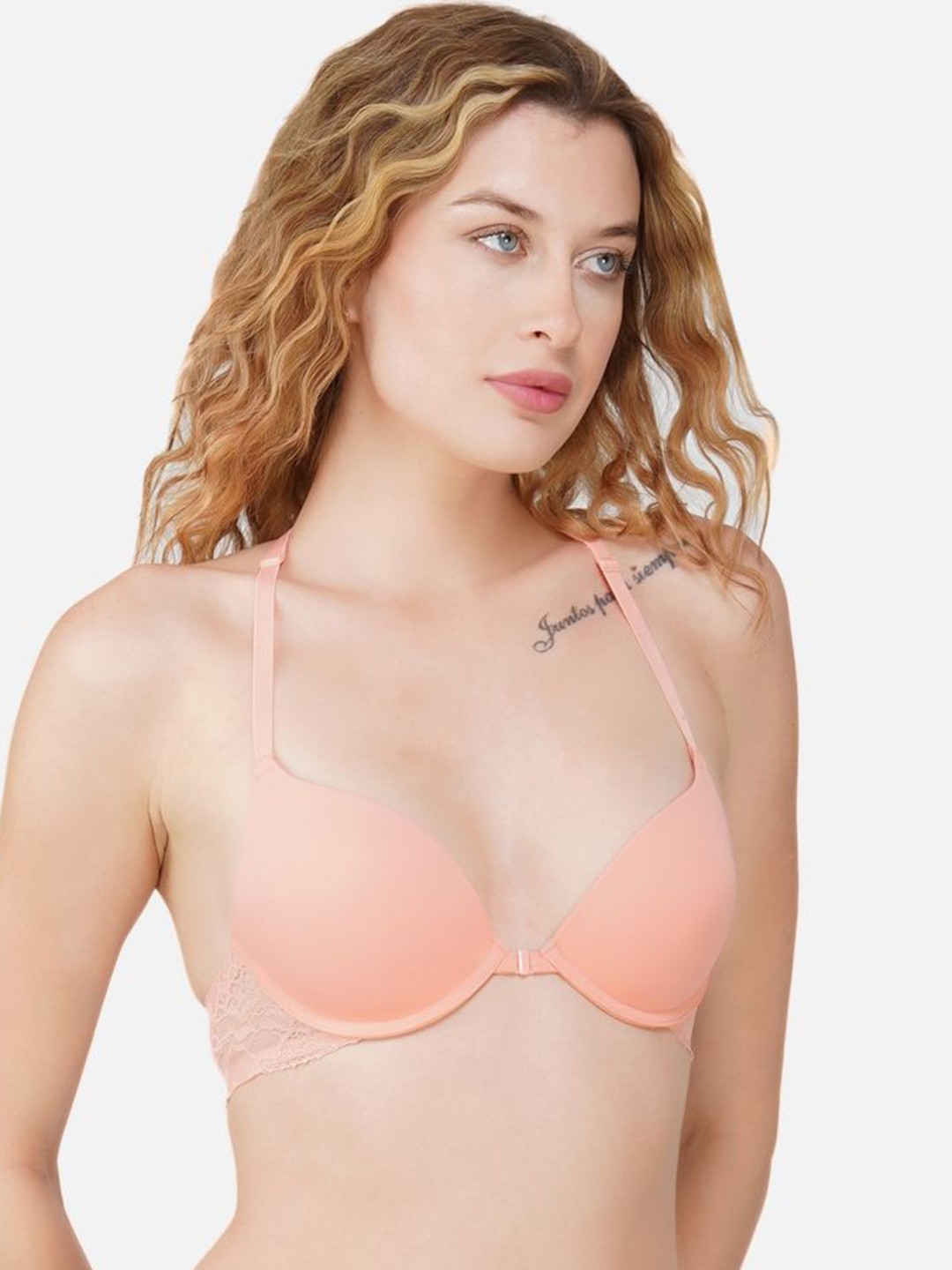 

Carlton London Full Coverage Lightly Padded Bra, Orange