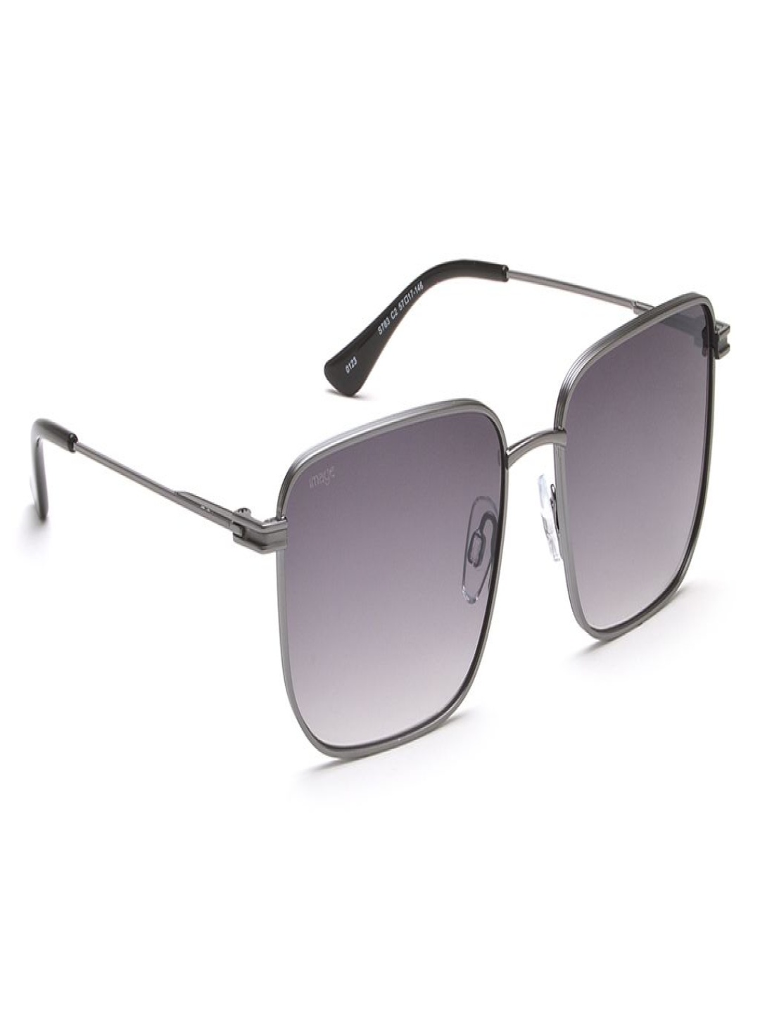 

Image Men Square Sunglasses with UV Protected Lens IMS783C2SG, Grey