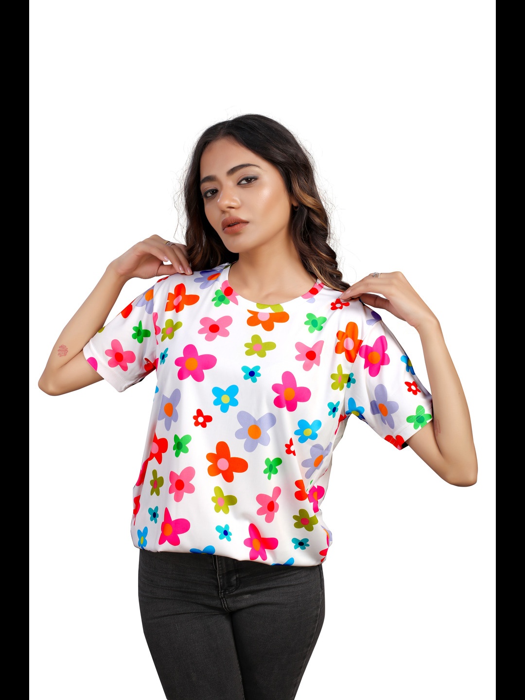 

shriez Women Printed T-shirt, Multi
