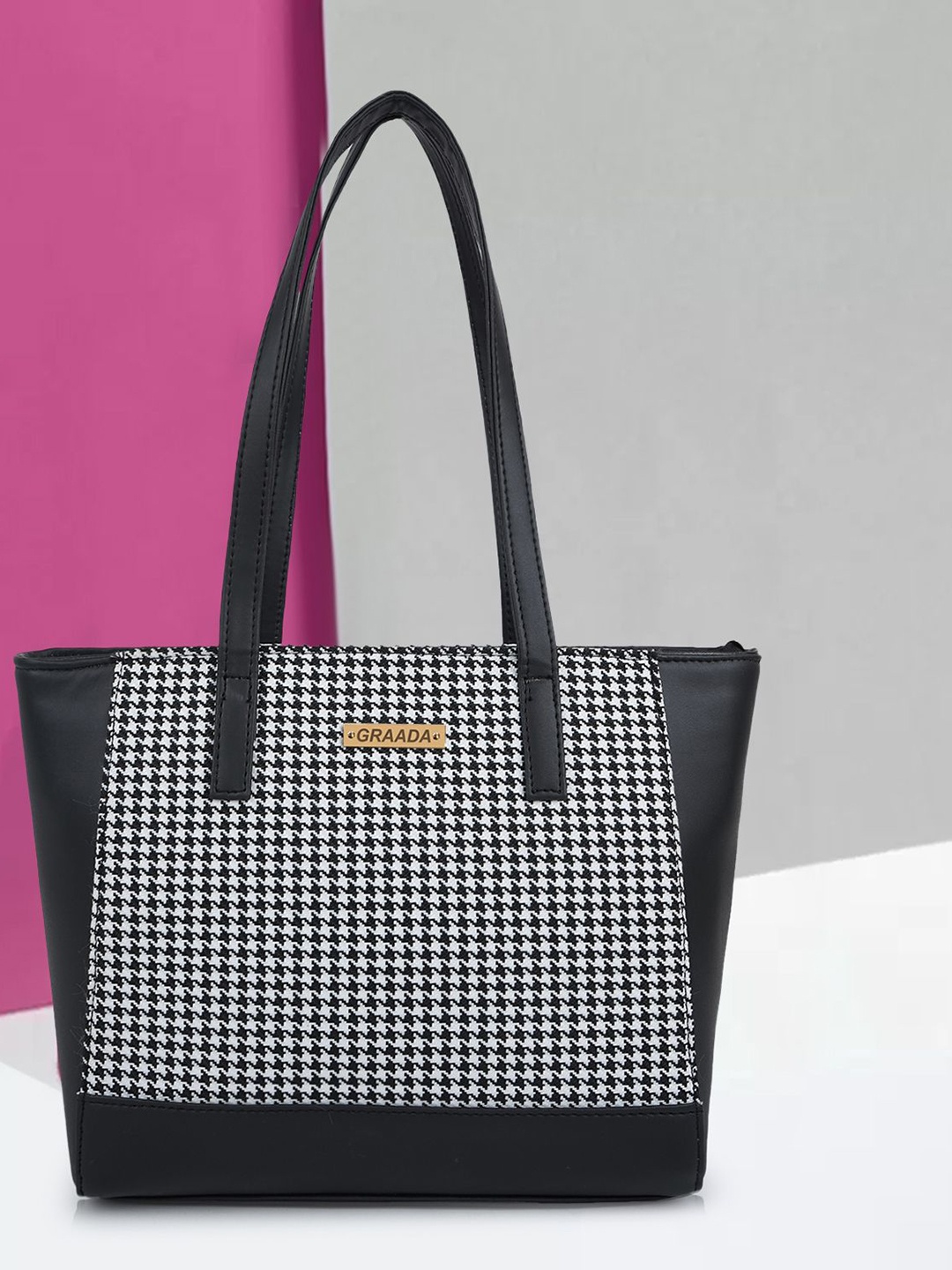 

GRAADA Shopper Shoulder Bag, Black