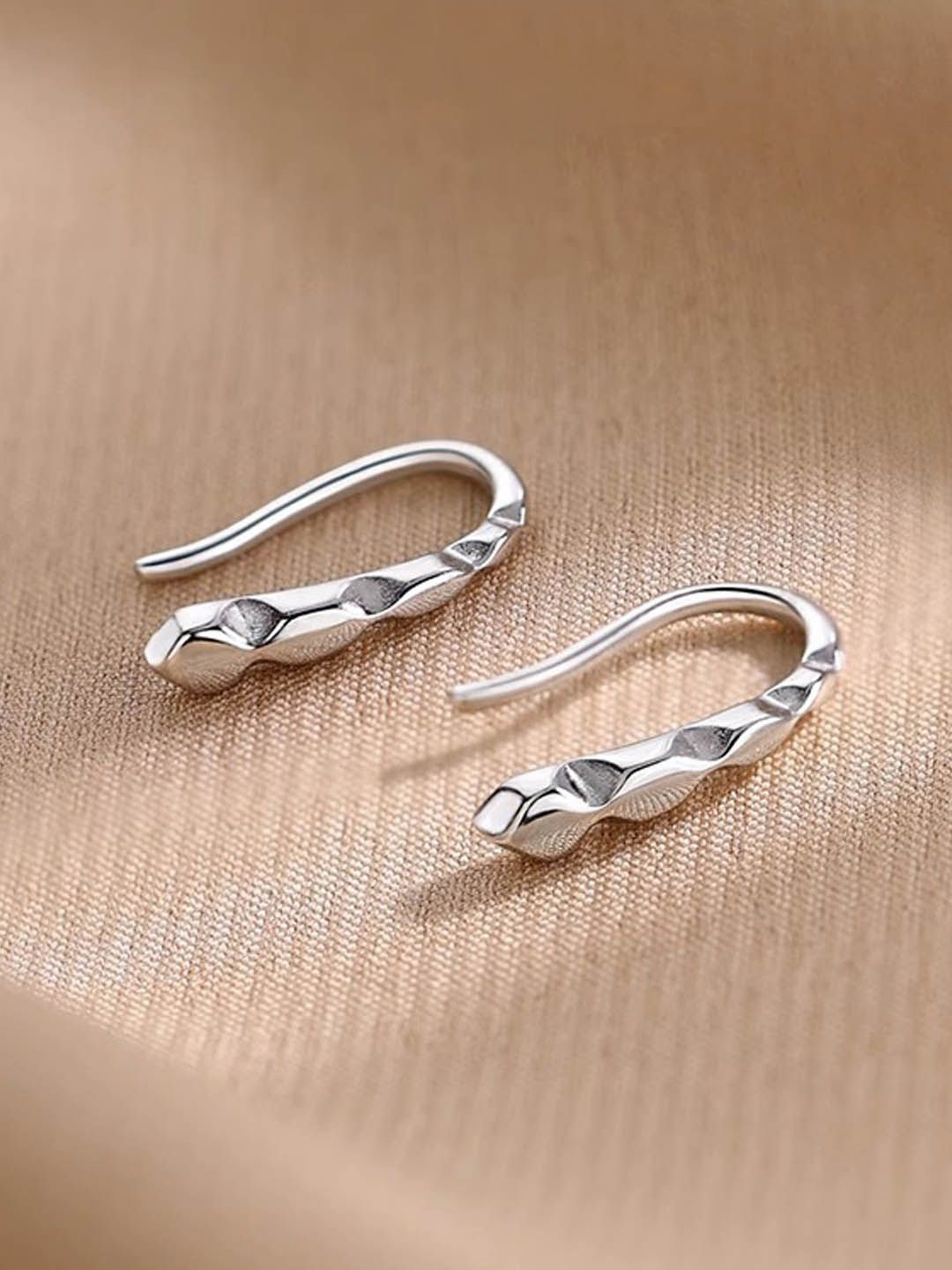 

StyleCast Contemporary Shaped Studs, Silver