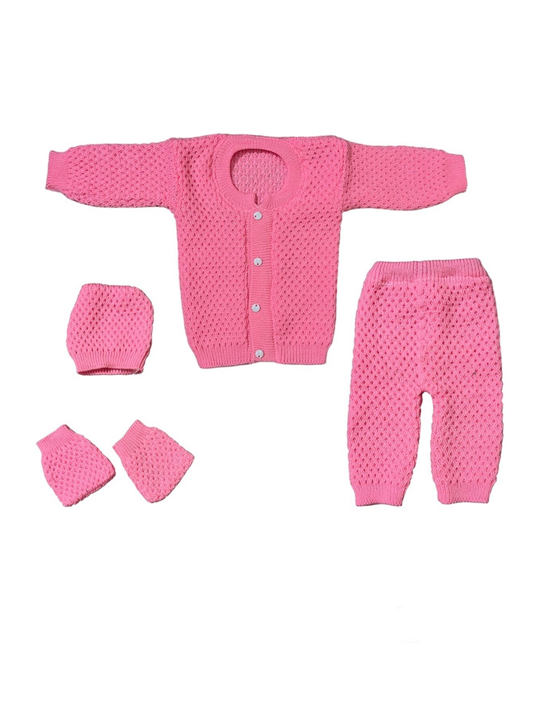 

The Creators Unisex Kids Woollen Pullover, Pink