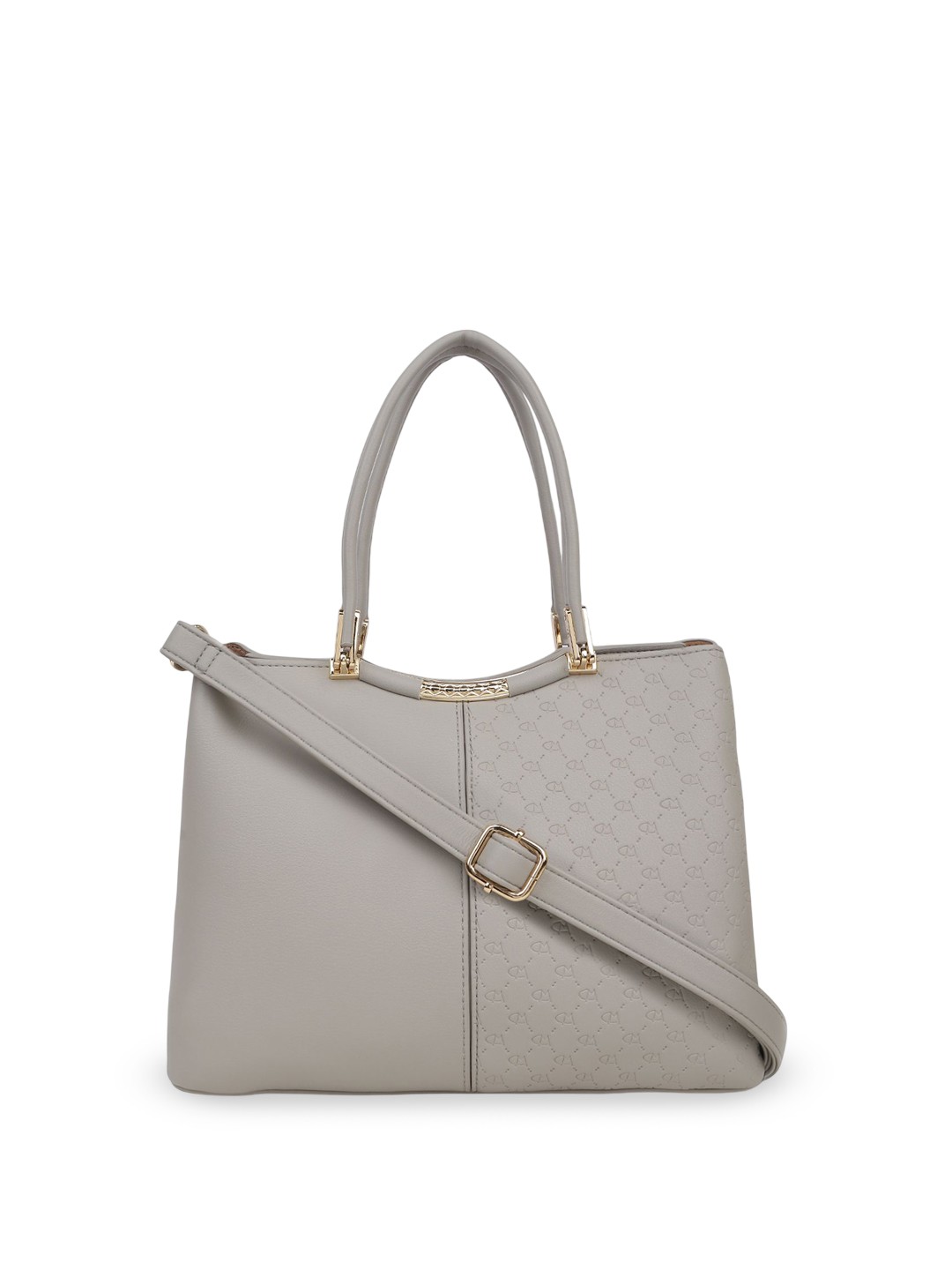 

MAGNOLIA PU Structured Handheld Bag, Grey