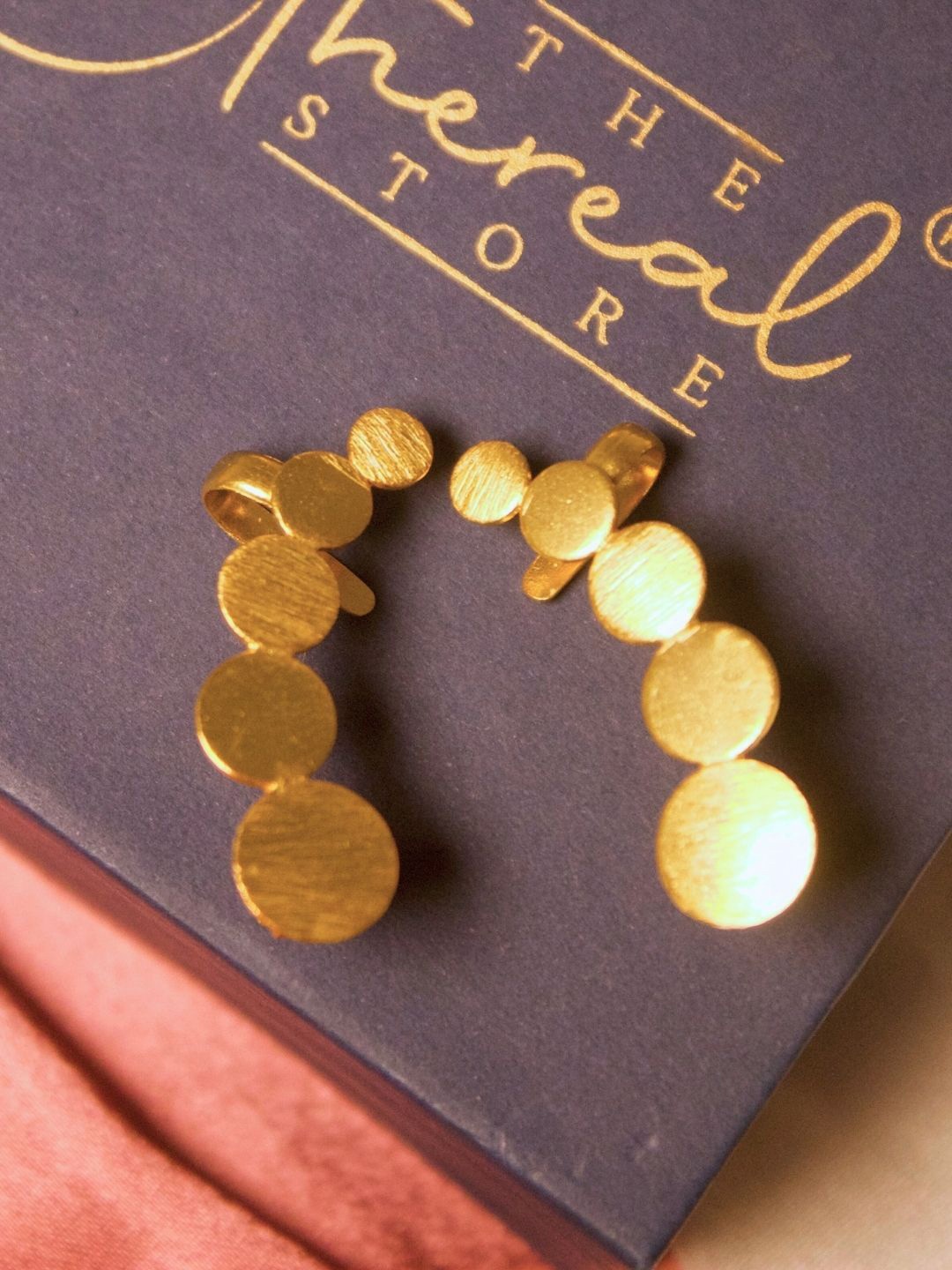 

The Ethereal Store Gold-Plated Contemporary Shaped Liz Ear Climber Ear Cuff
