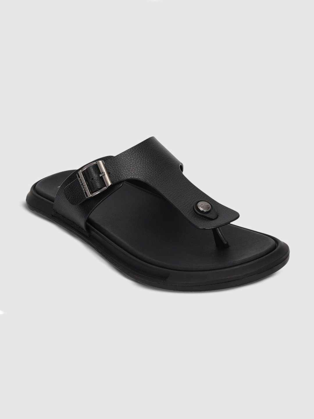 

SPYKAR Men Breeze PU Comfort Sandals, Black