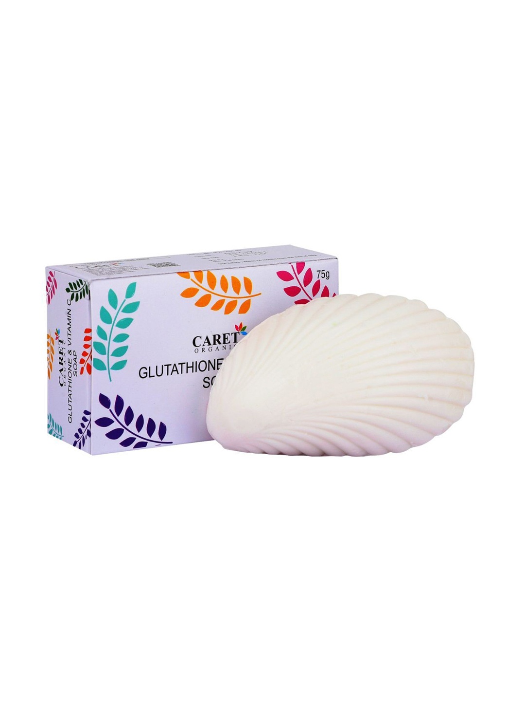 

CARET ORGANIC Set Of 2 Glutathione, Vitamin C & Kojic Acid Soap - 75 g Each, White
