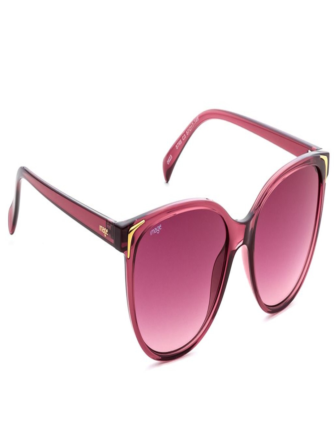 

Image Women Oval Sunglasses with UV Protected Lens, Pink