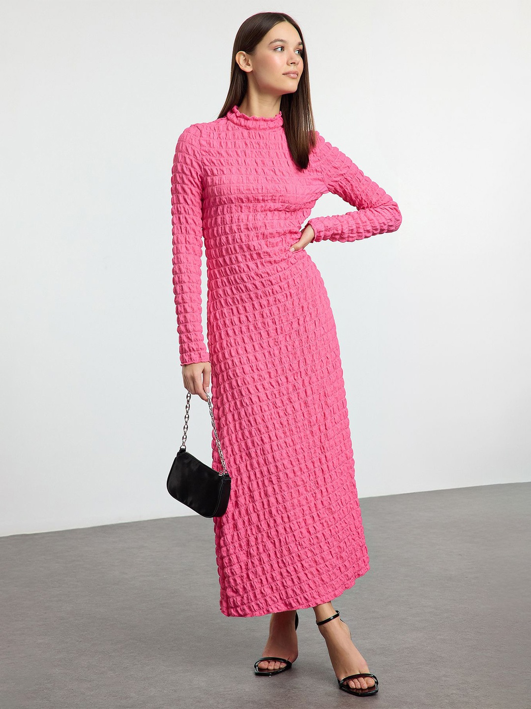 

Trendyol Print Maxi Dress, Na