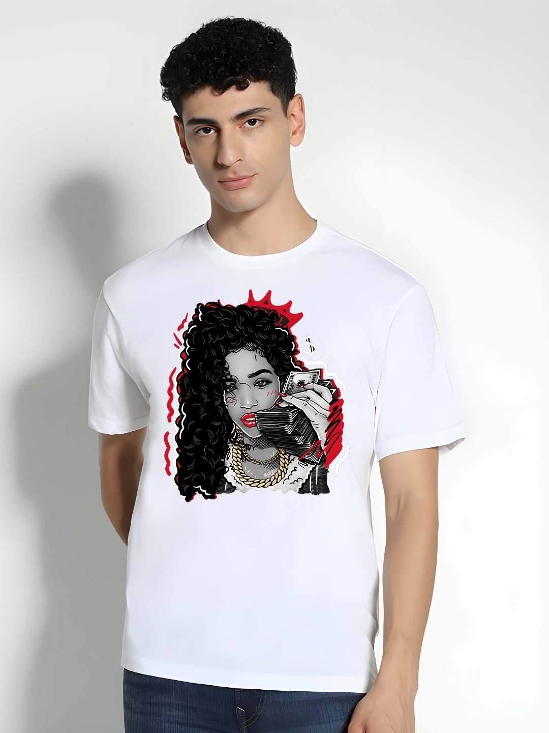 

Moda Rapido Men T-shirt, White