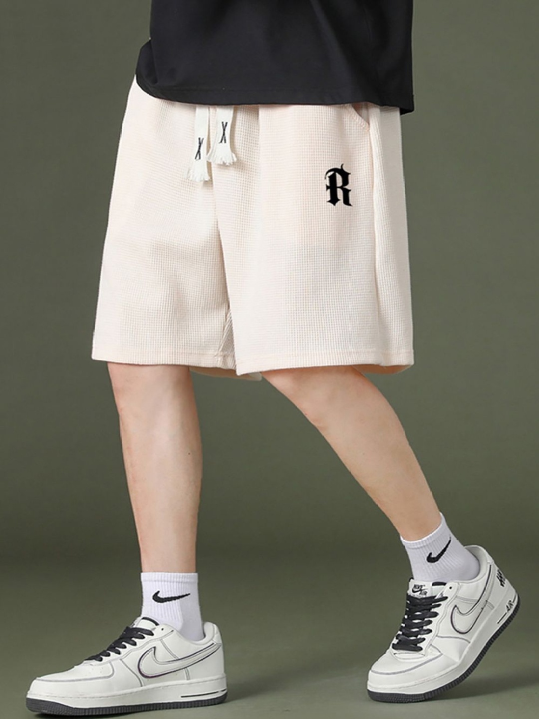 

StyleCast x Revolte Men Regular Fit Shorts, Beige
