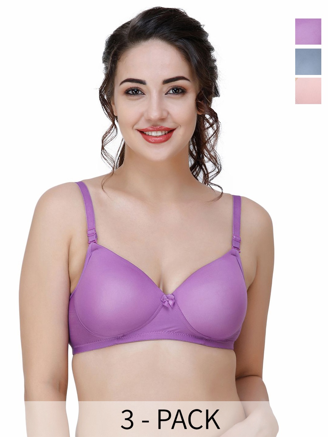 

College Girl Bra Full Coverage Lightly Padded, Pink