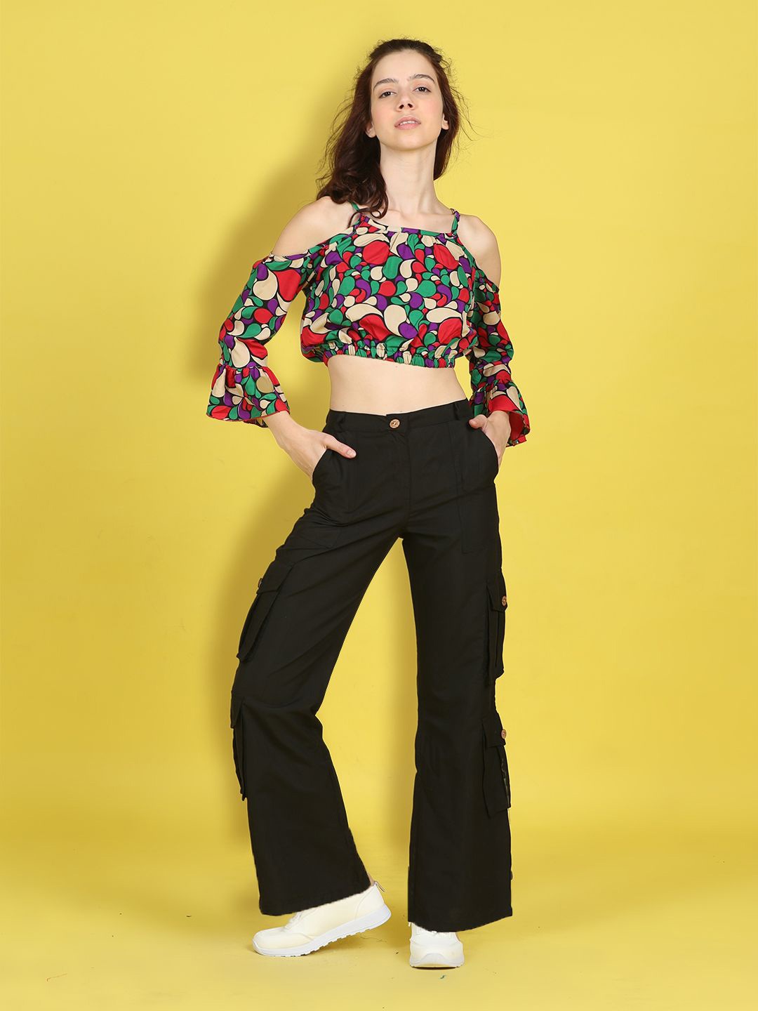 

Cutiekins Printed Top & Trousers Co-Ords Set, Red