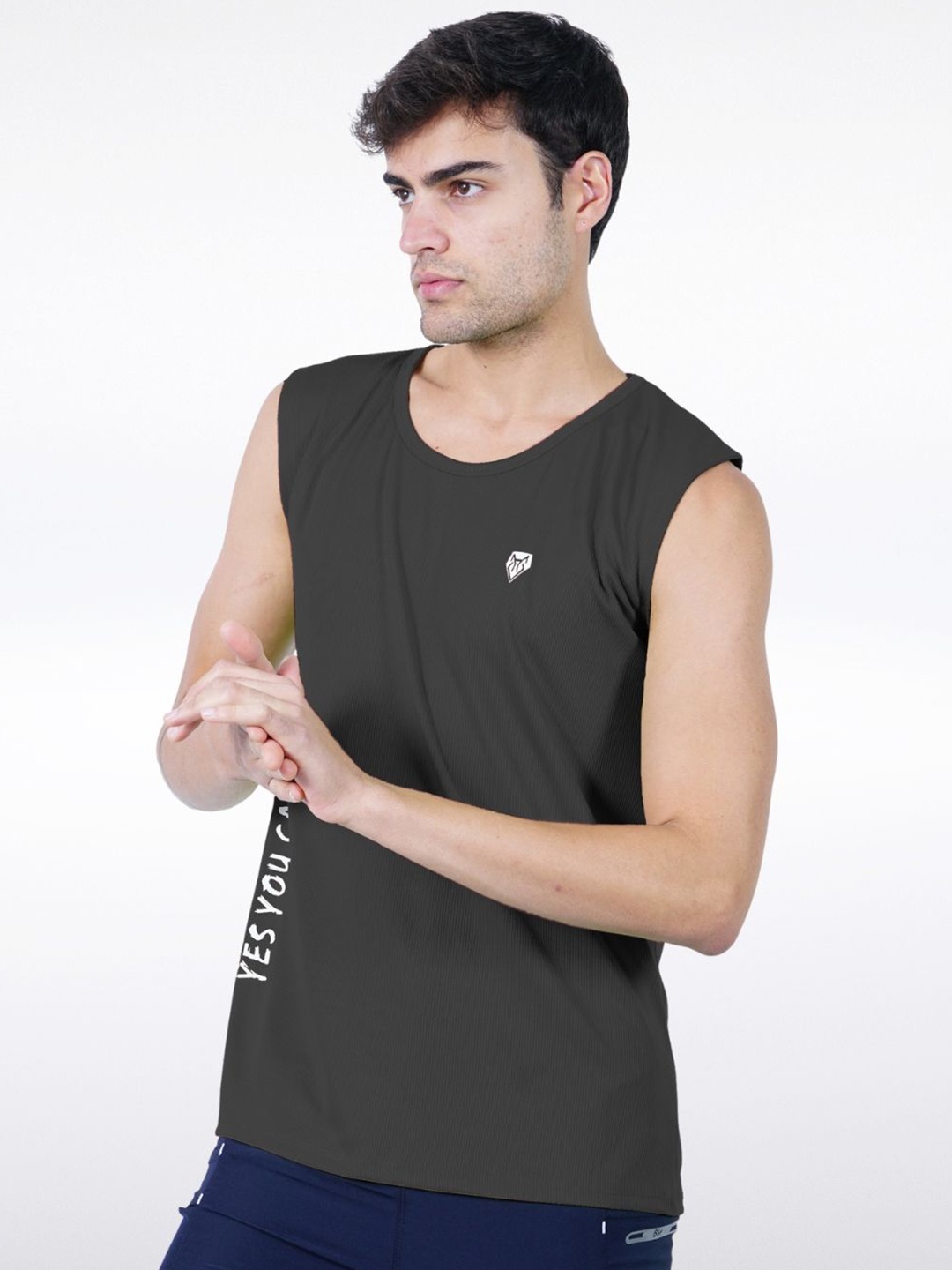 

All-Day Round Neck Innerwear Vests MN-BMS-23-Black-S