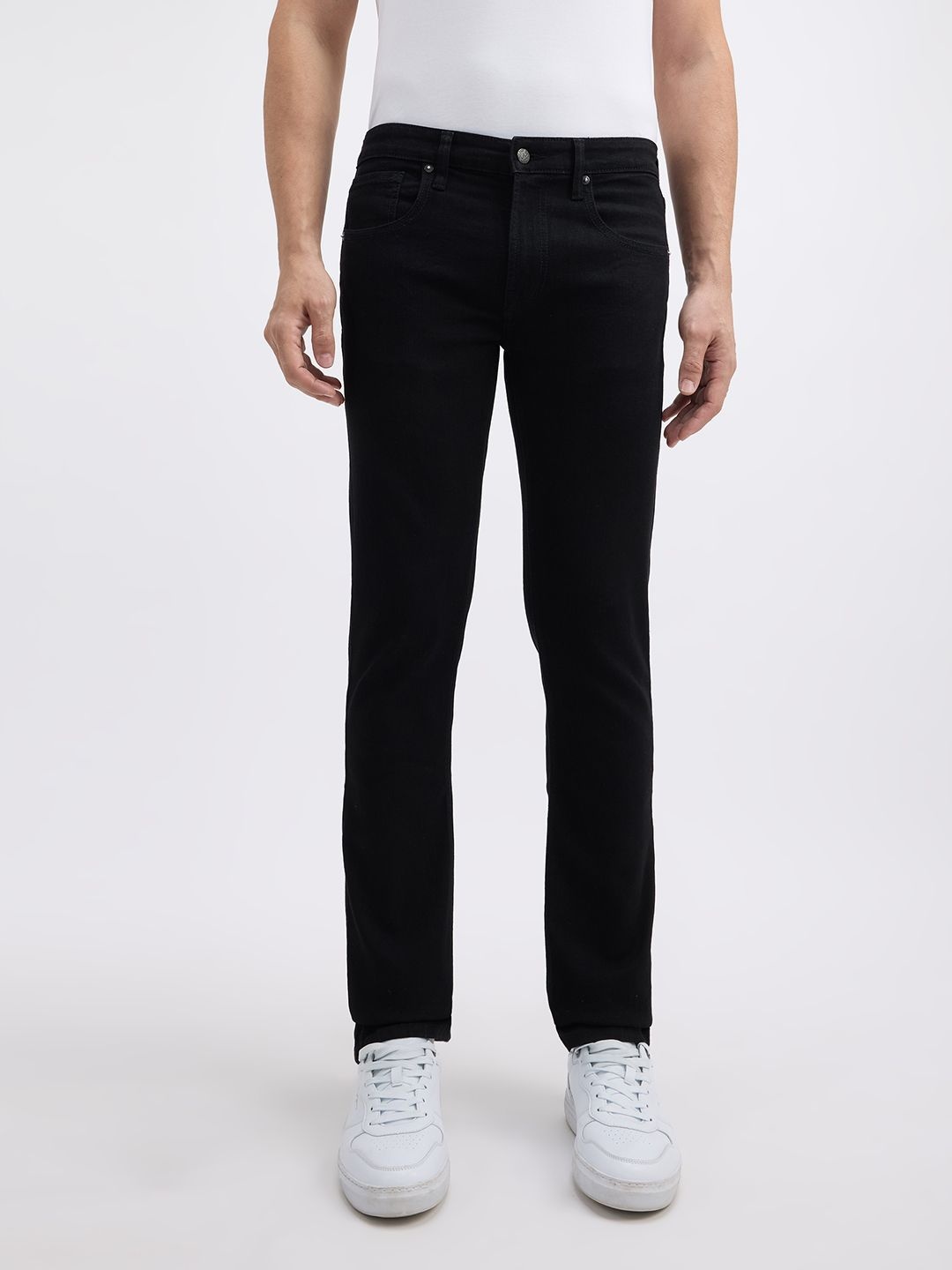 

Pepe Jeans Men Vapour Slim Fit Stretchable Jeans, Black