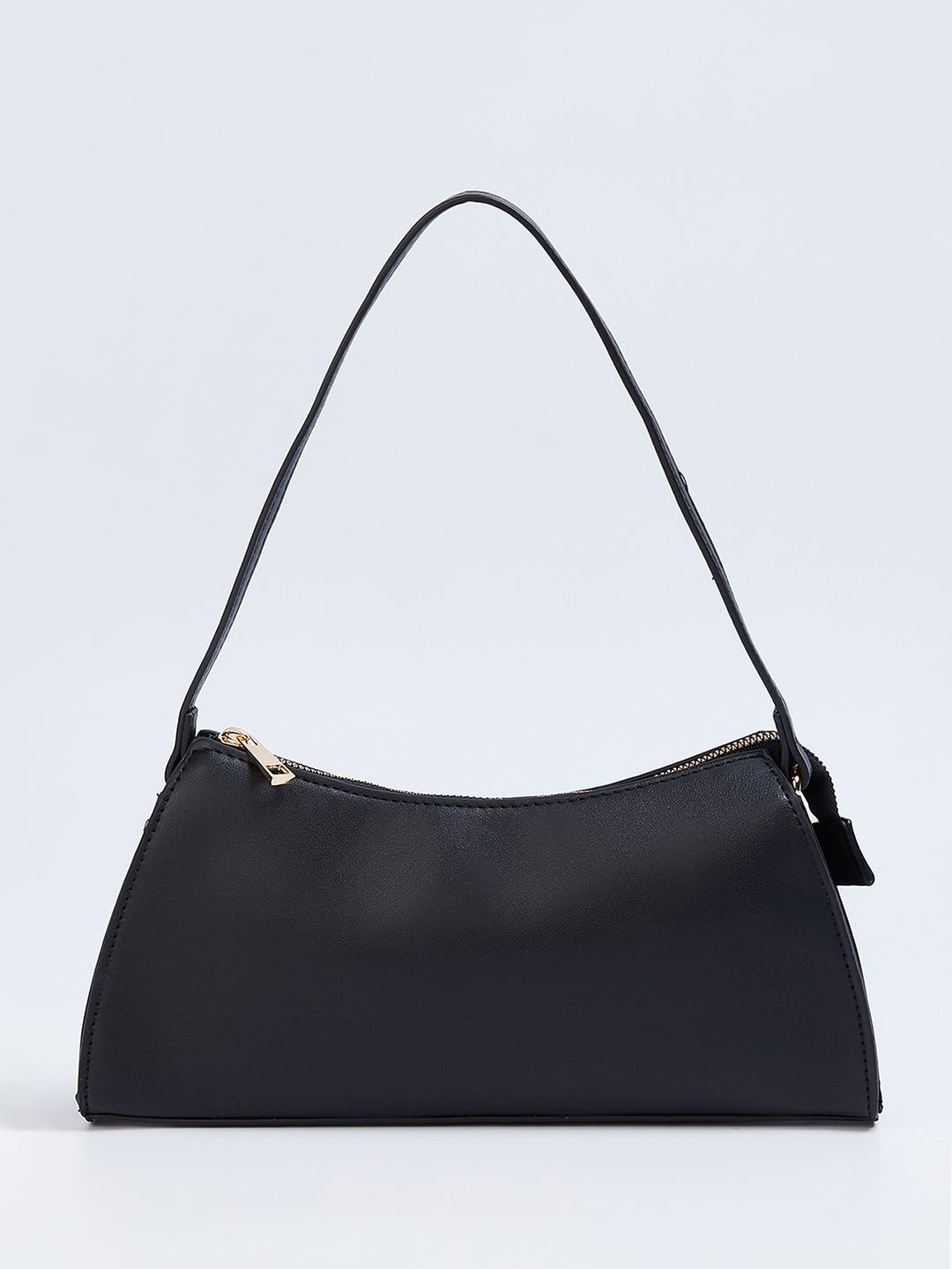 

max Women Solid Structured Hobo Bag, Black
