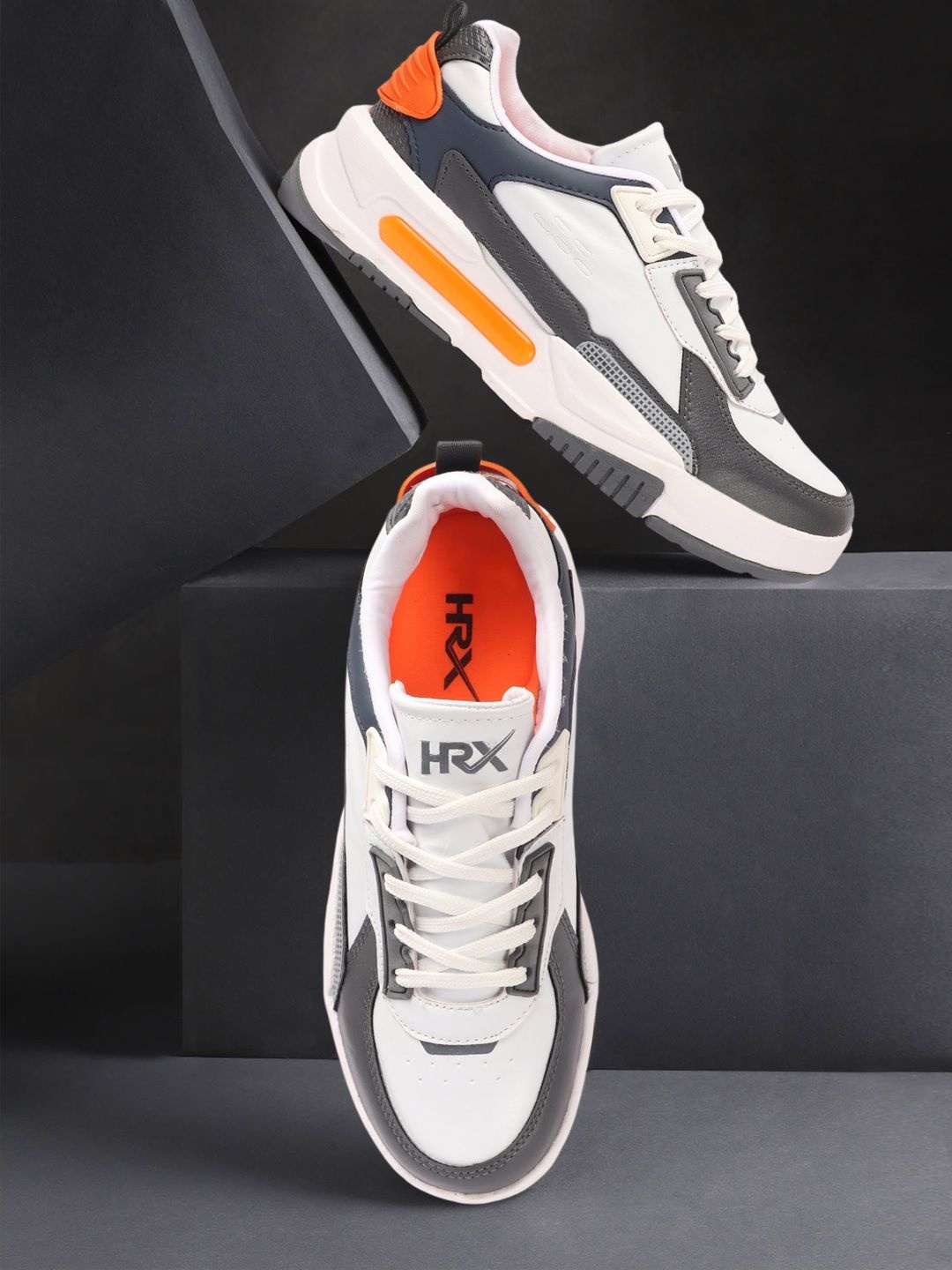 

HRX by Hrithik Roshan Men Colourblocked Sneakers, White