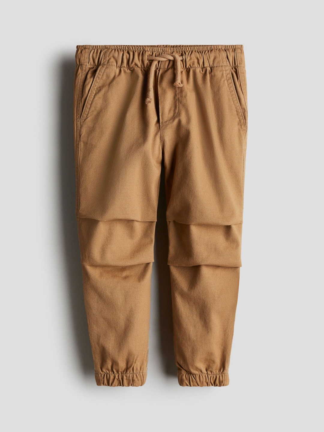 

H&M Twill Joggers, Brown