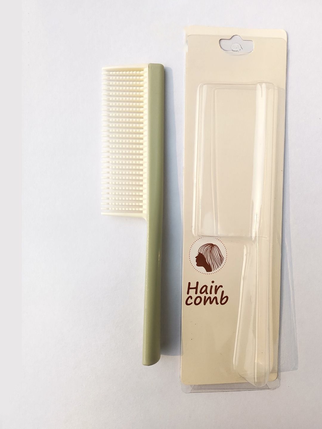 

basicare Wide Teeth Hair Comb Improve Blood Circulation, Beige