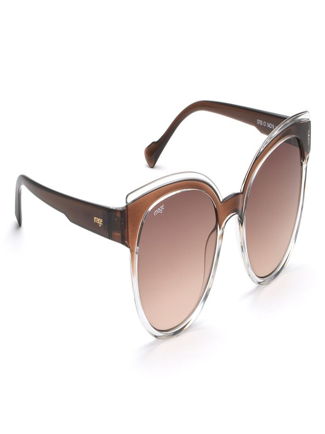 

Image Women Butterfly Sunglasses with UV Protected Lens, Brown